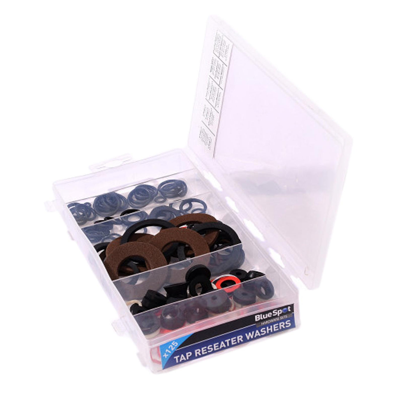 BlueSpot Tap reseater Faucet Foam & Gaskets Rubber Nylon O-Rings & Fibre Washers