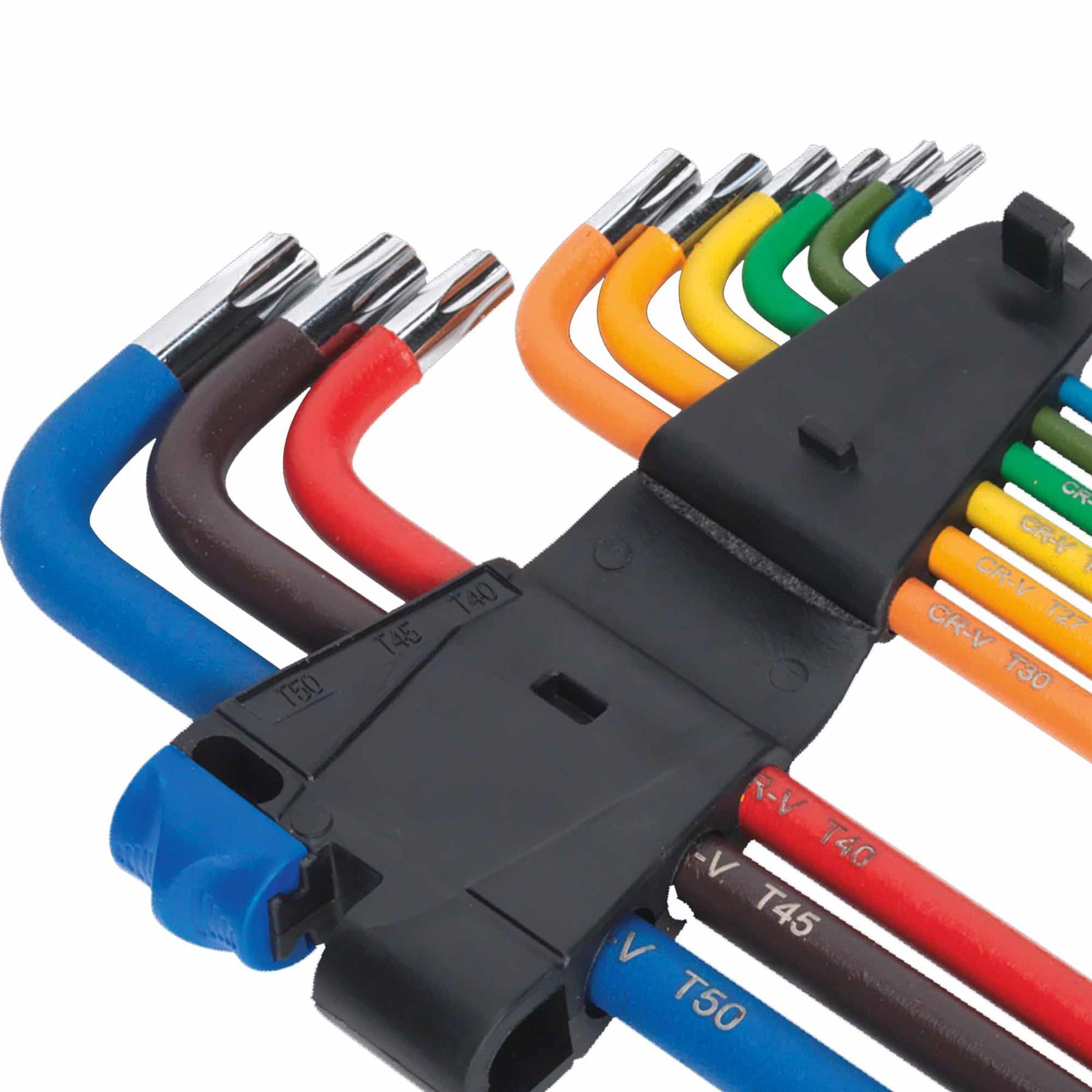 Sealey TRX-Star* Key Set 9pc Colour-Coded Long