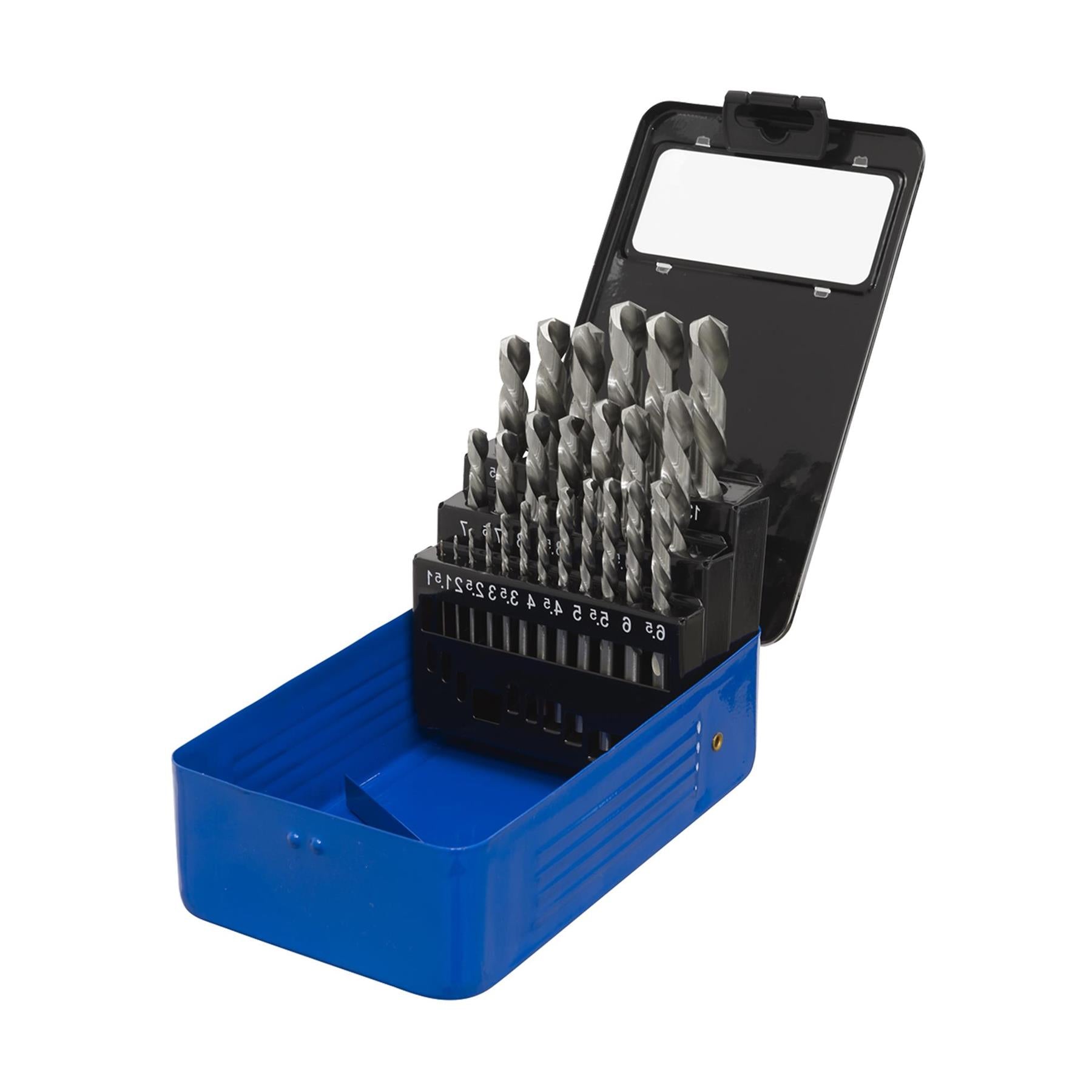 Sealey 25pc Drill Bit Set HSS Split Point Fully Ground Ø1-13mm Metric AK47251