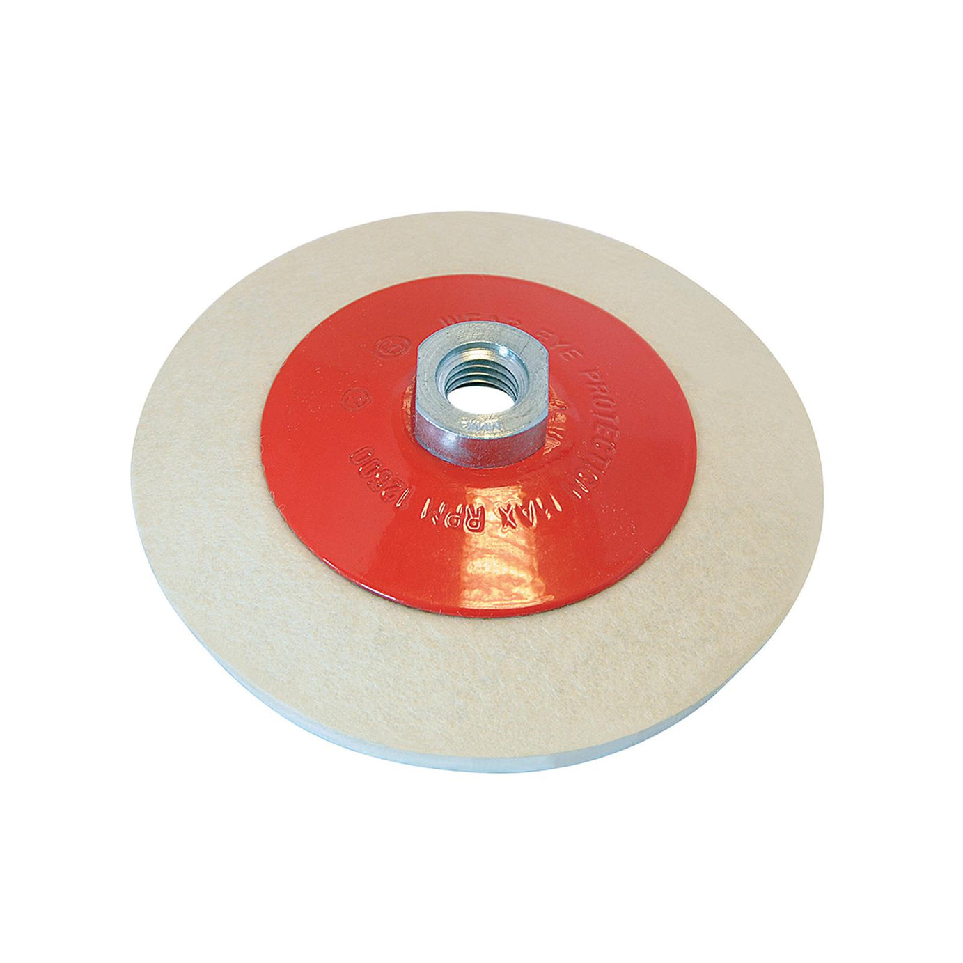 Car Boat Body Paintwork Polish Bevelled Felt Buffing Wheel 115mm New