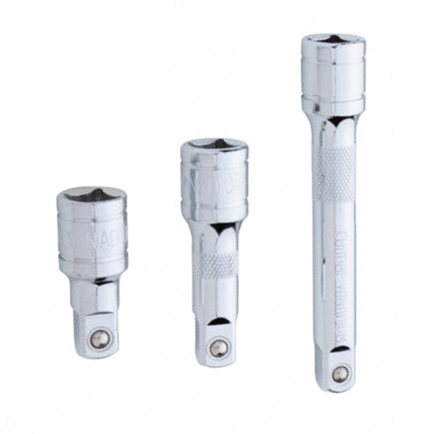 BlueSpot 5pc 1/2" Drive Socket Extension Bar Set 50 75 125 250 & 375mm Long
