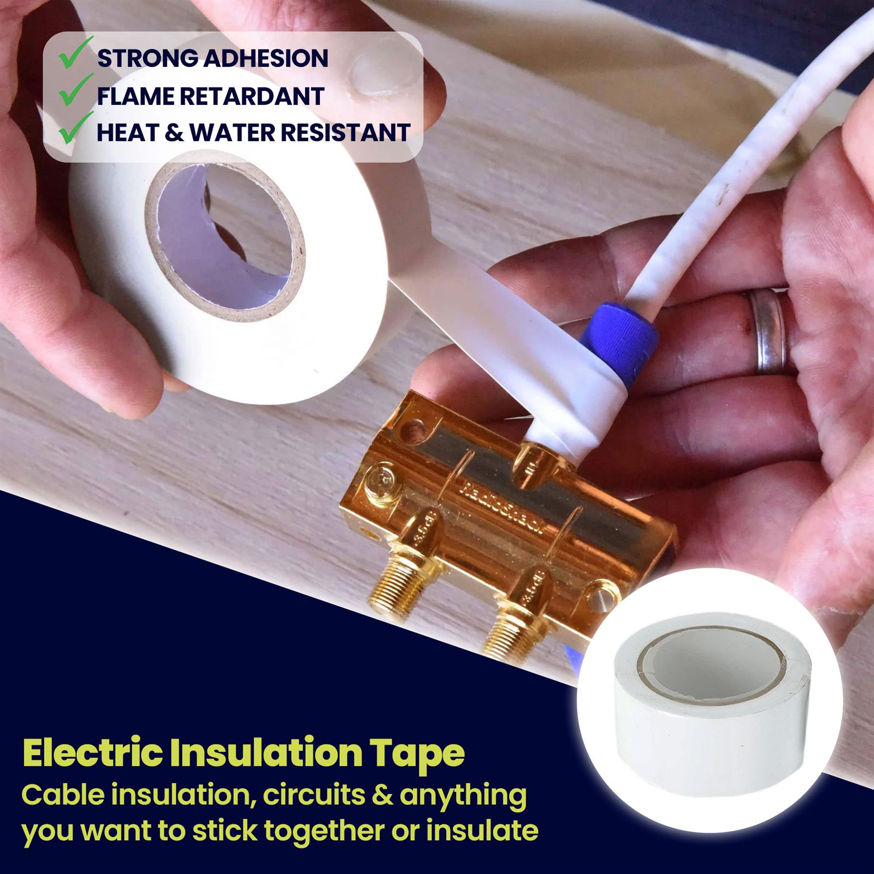 TAPE Electrical Insulating Tape Flame Retardent Insulation Tapes 33 x 50mm