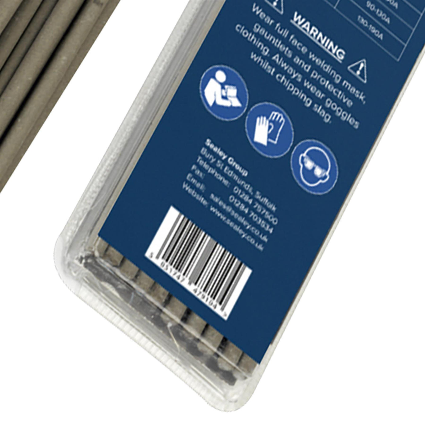 Welding Electrode steel made to BS EN 757 standard Pack of 10 Sealey