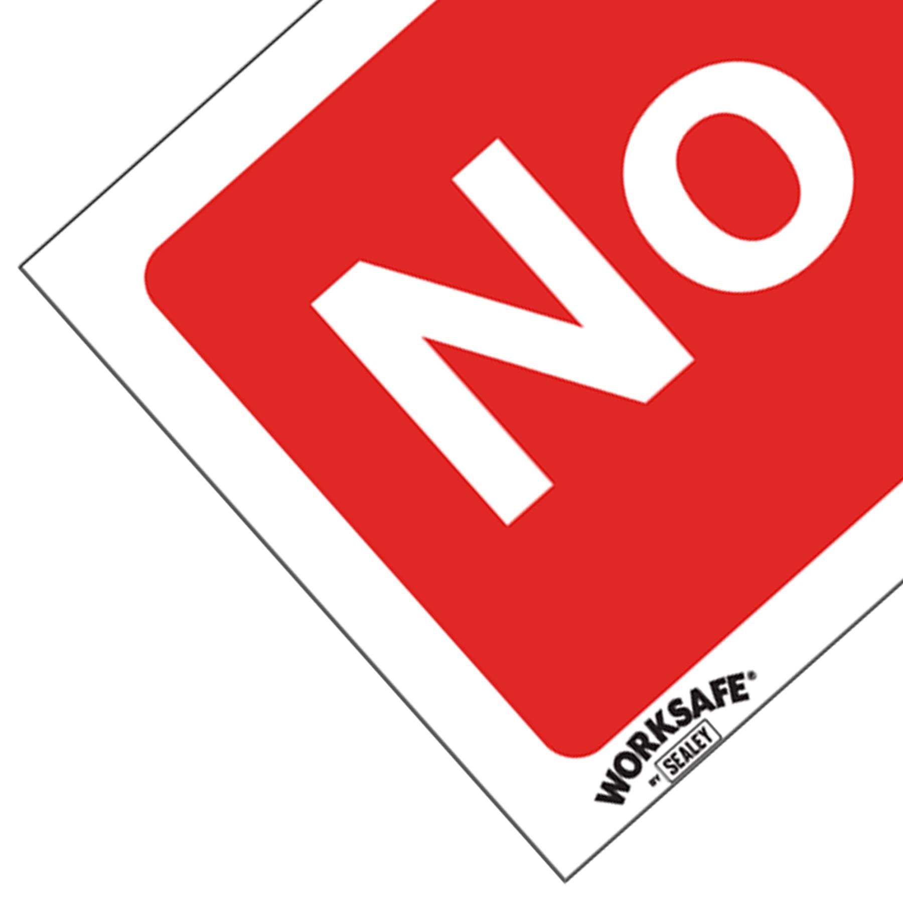 Prohibition Safety Sign - No Parking - Rigid Plastic