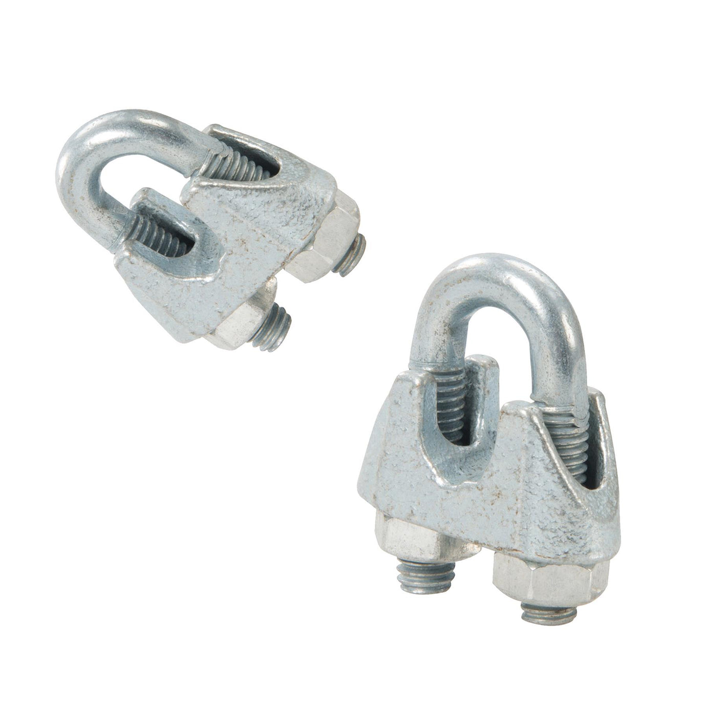 Wire Rope Grips Clamps M8 U Bolts Fitting Cable Cord Tie Heavy Duty Steel Metal