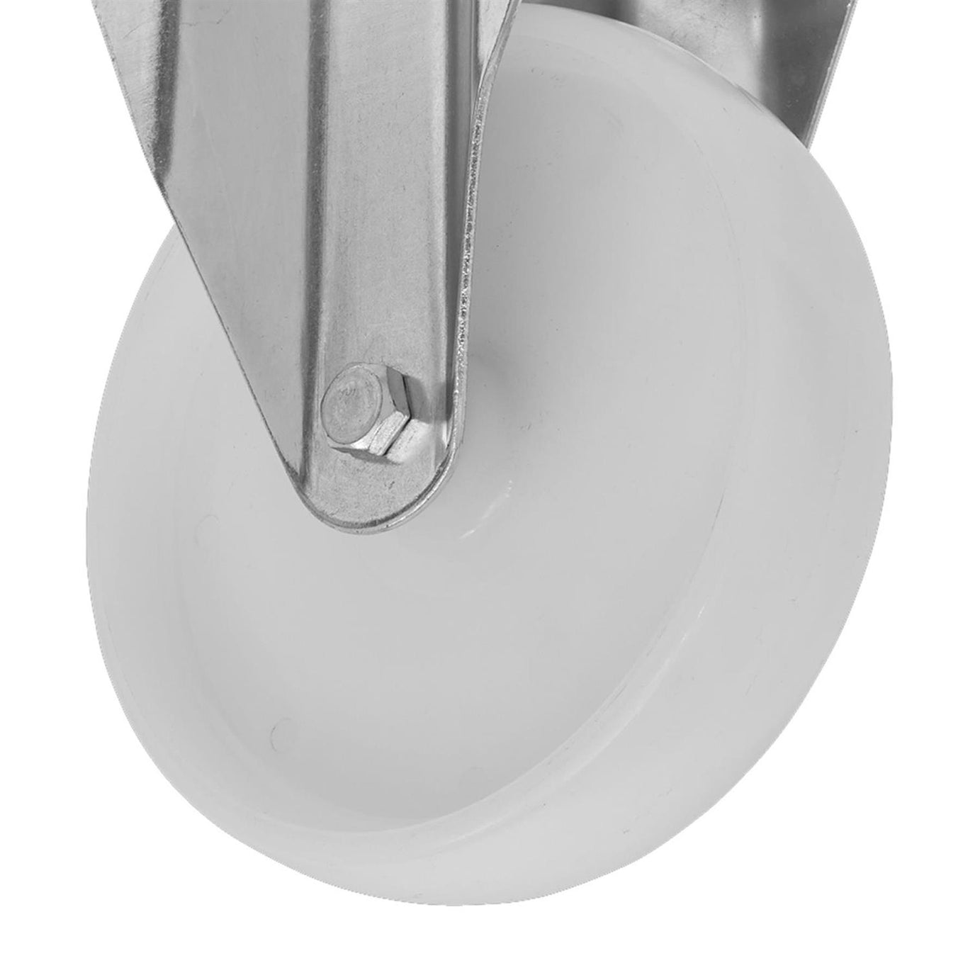 Sealey Heavy-Duty Nylon Castor Wheel Fixed Plate 80mm