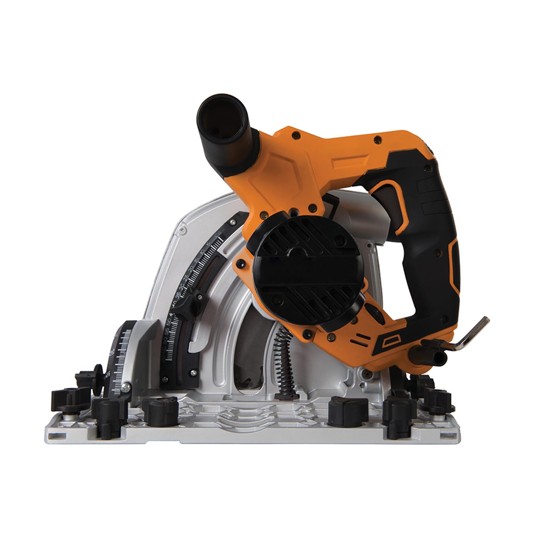 Powerful 1400W Track Saw Kit Includes 185mm Blade, Track Pack And Connectors.