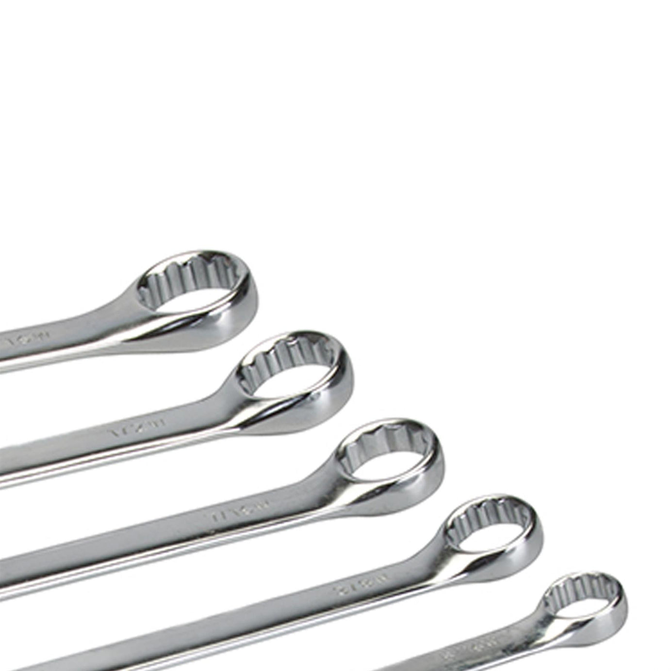 8 Piece CRV Whitworth Combination Spanner Set Handle Finish Mirror Polished