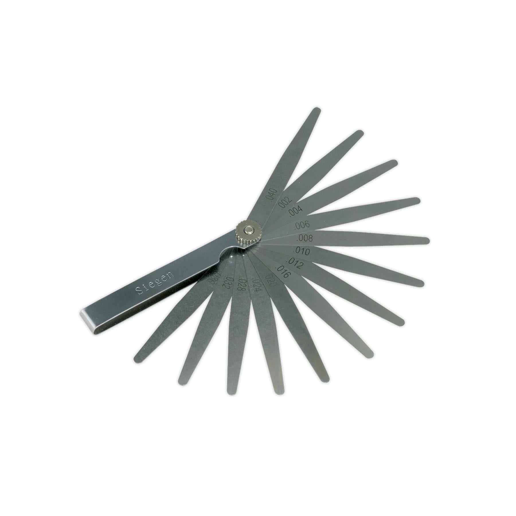 Sealey Feeler Gauge 13 Blade - Imperial 100 x 10mm