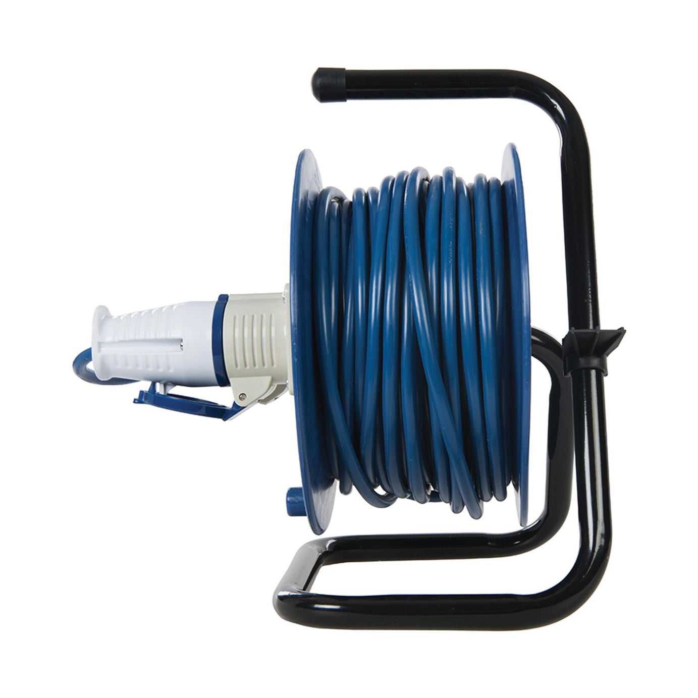 Industrial Cable Reel 16A 230V Freestanding 2Gang 25m ThermalOverload Protection