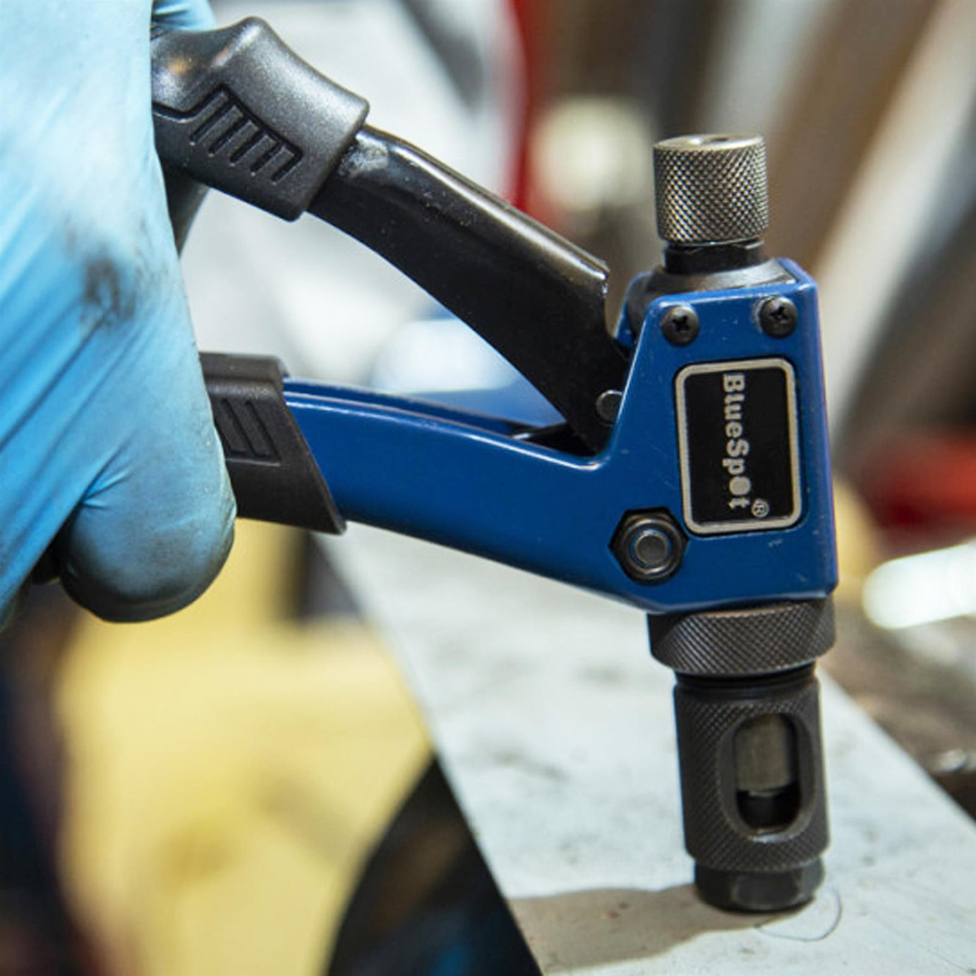 BlueSpot 8" Nut Riveter M3-M6 With Steel And Aluminium Rivet Nuts