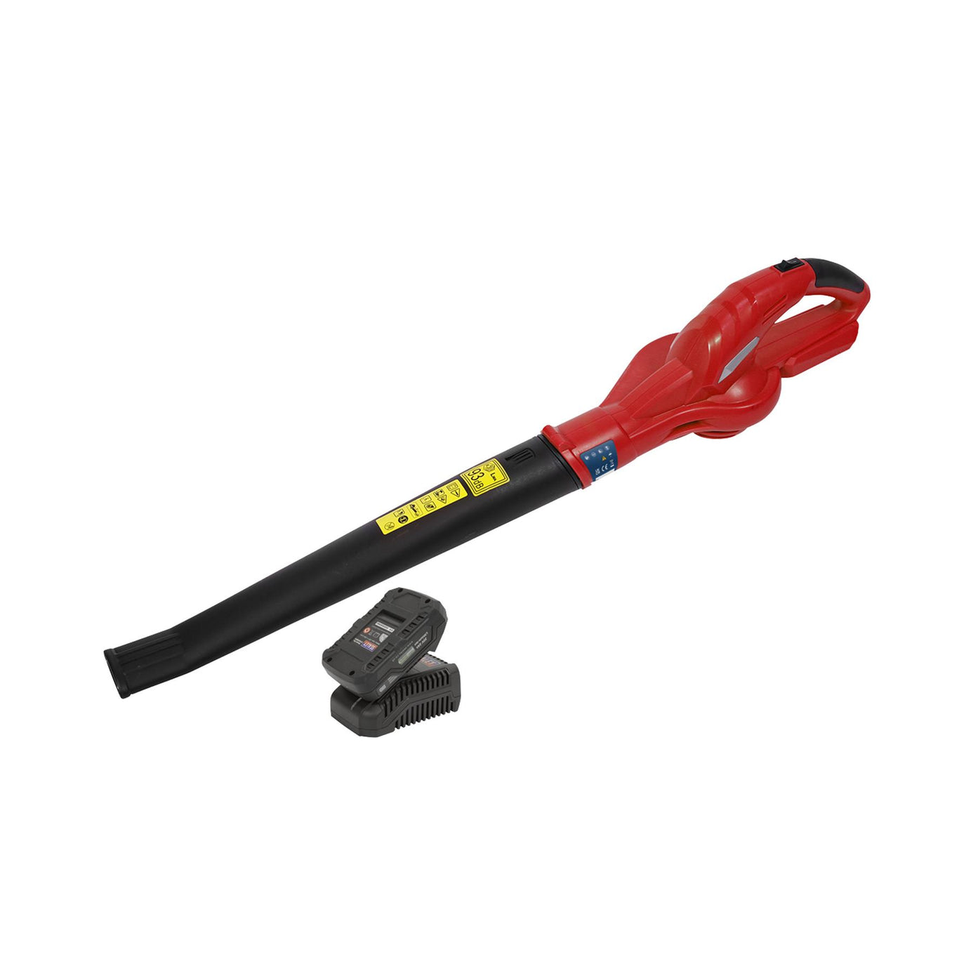 Sealey Cordless Garden Leaf Blower 20V With 2Ah Battery & Charger Lightweight