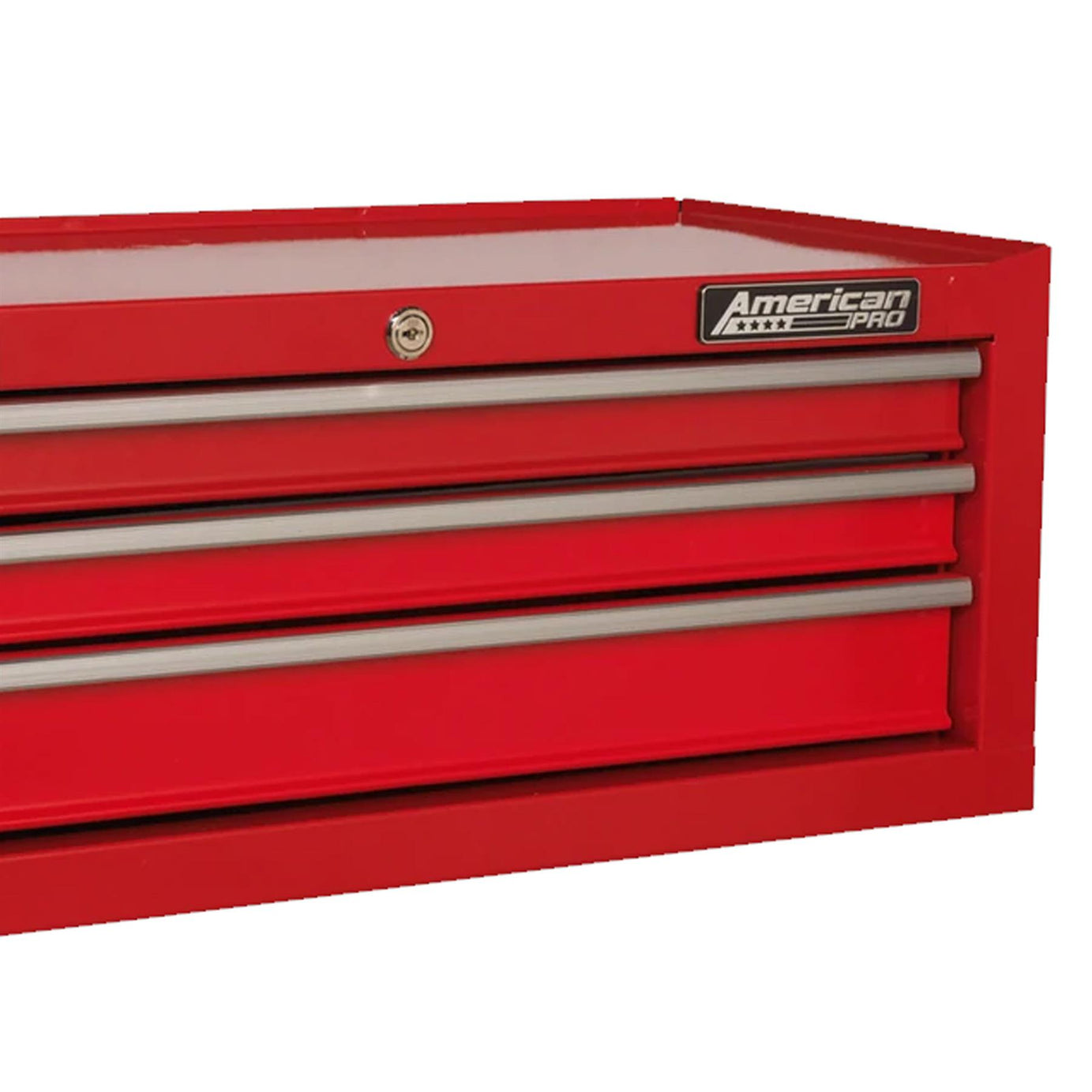 Sealey Mid-Box 3 Drawer with Ball-Bearing Slides - Red