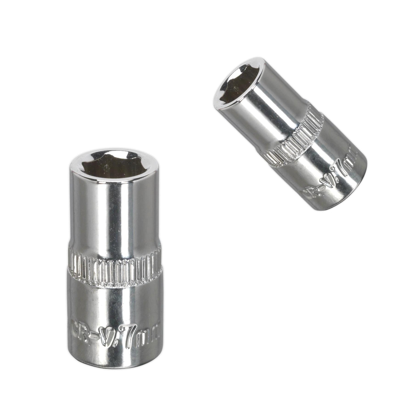 Sealey WallDrive Socket 7mm 1/4"Sq Drive Fully Polished