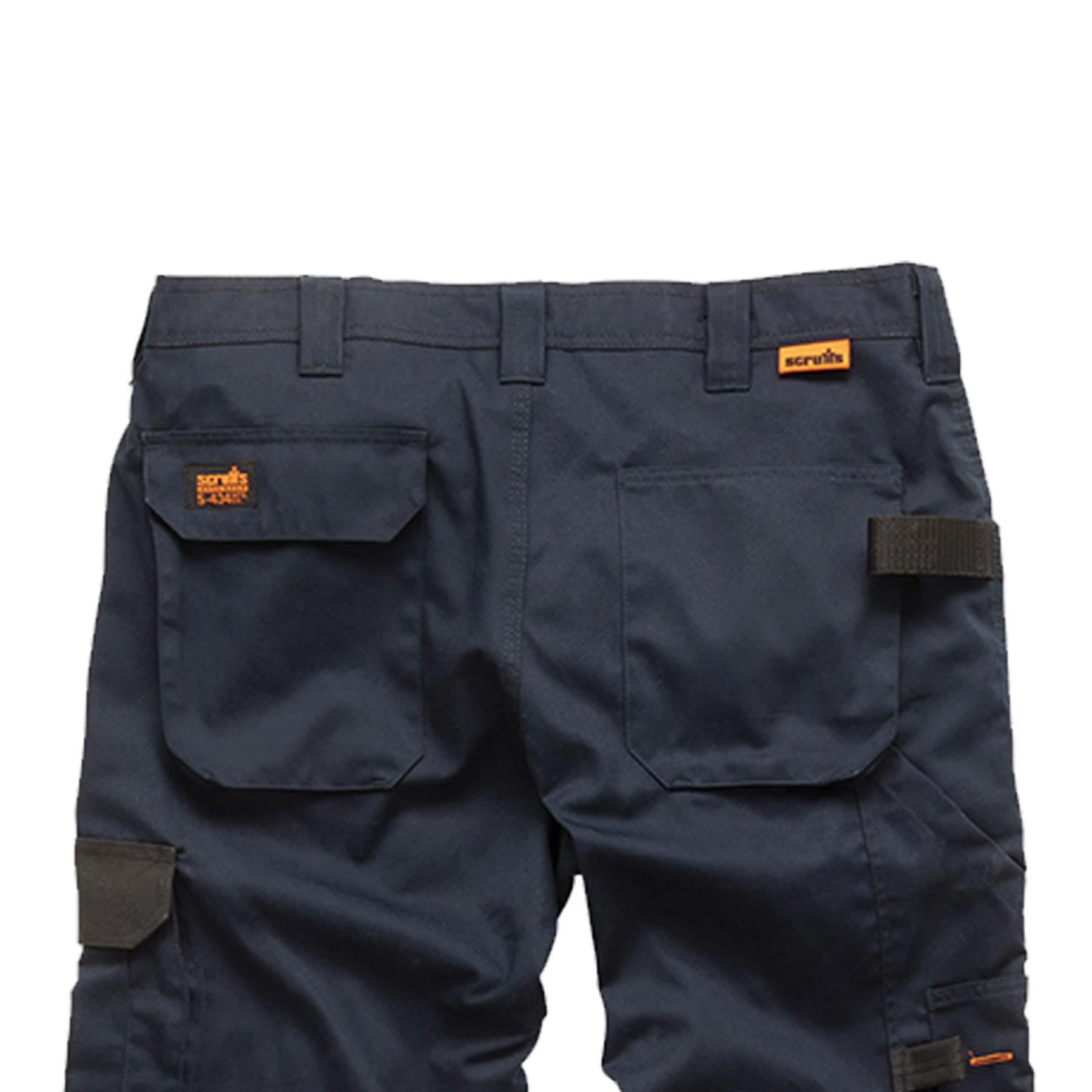 Scruffs Worker Trousers | Trade Hard Wearing Work Trousers NAVY (34S)