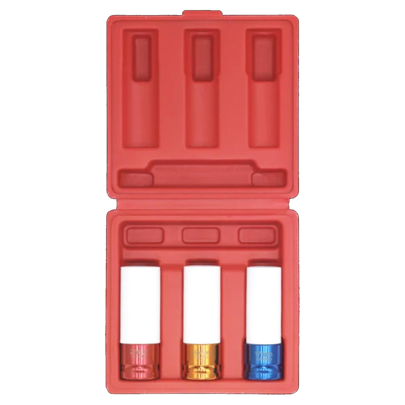 Sealey Alloy Wheel Impact Socket Set 3pc 1/2"Sq Drive