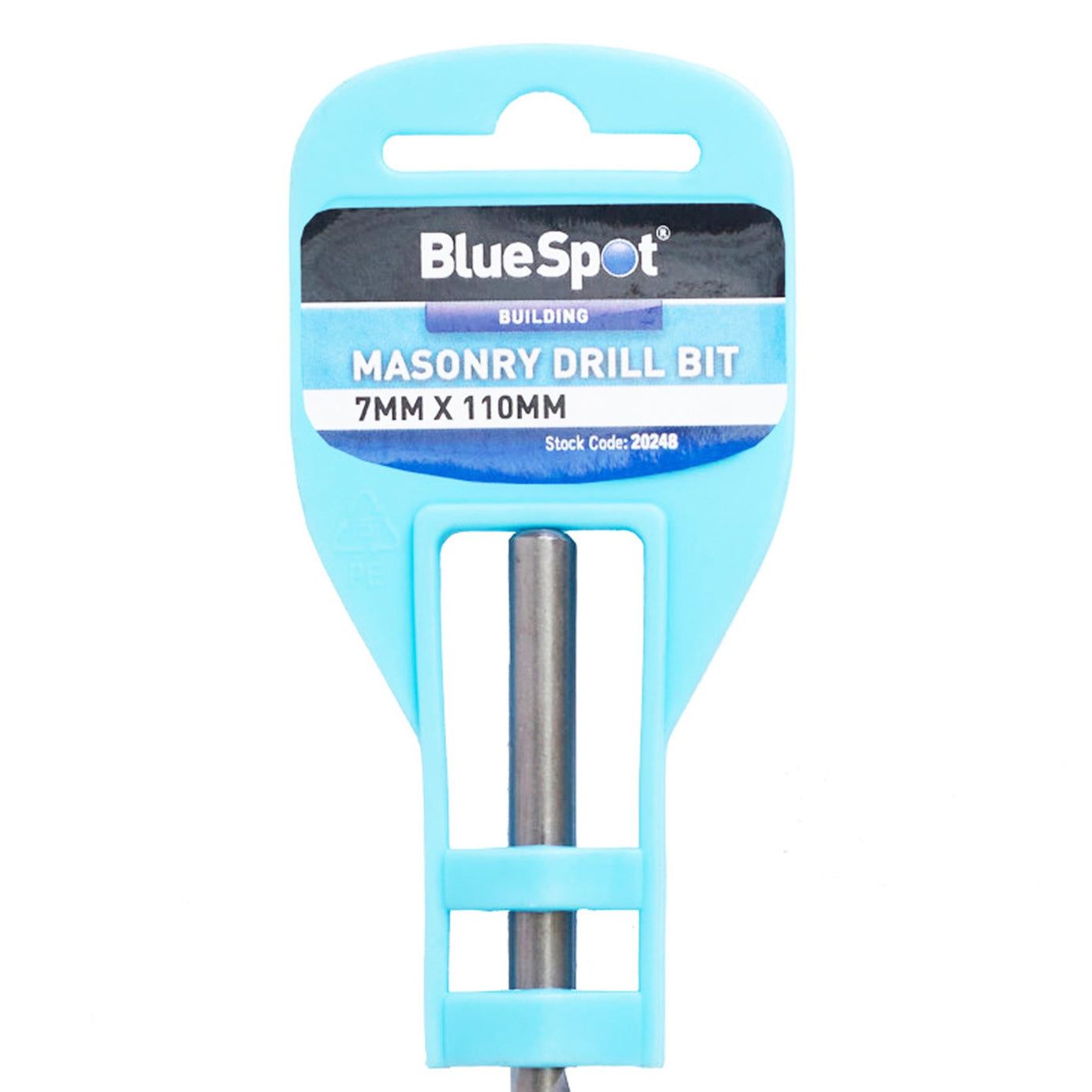BlueSpot SDS + masonry drill bits. Tungsten. Carbide tip 7mm x 110mm
