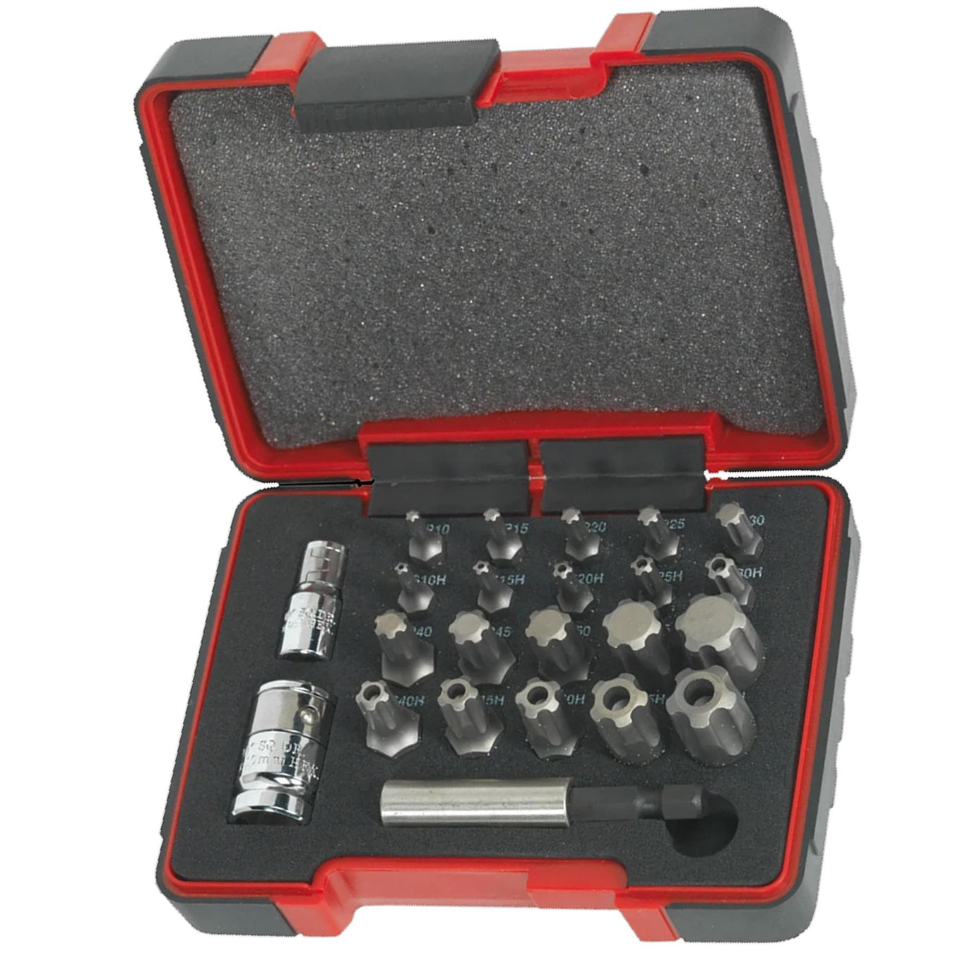 Sealey TRX-P* & Security TRX-TS* Bit Set 23pc 1/4" & 3/8"Sq Drive