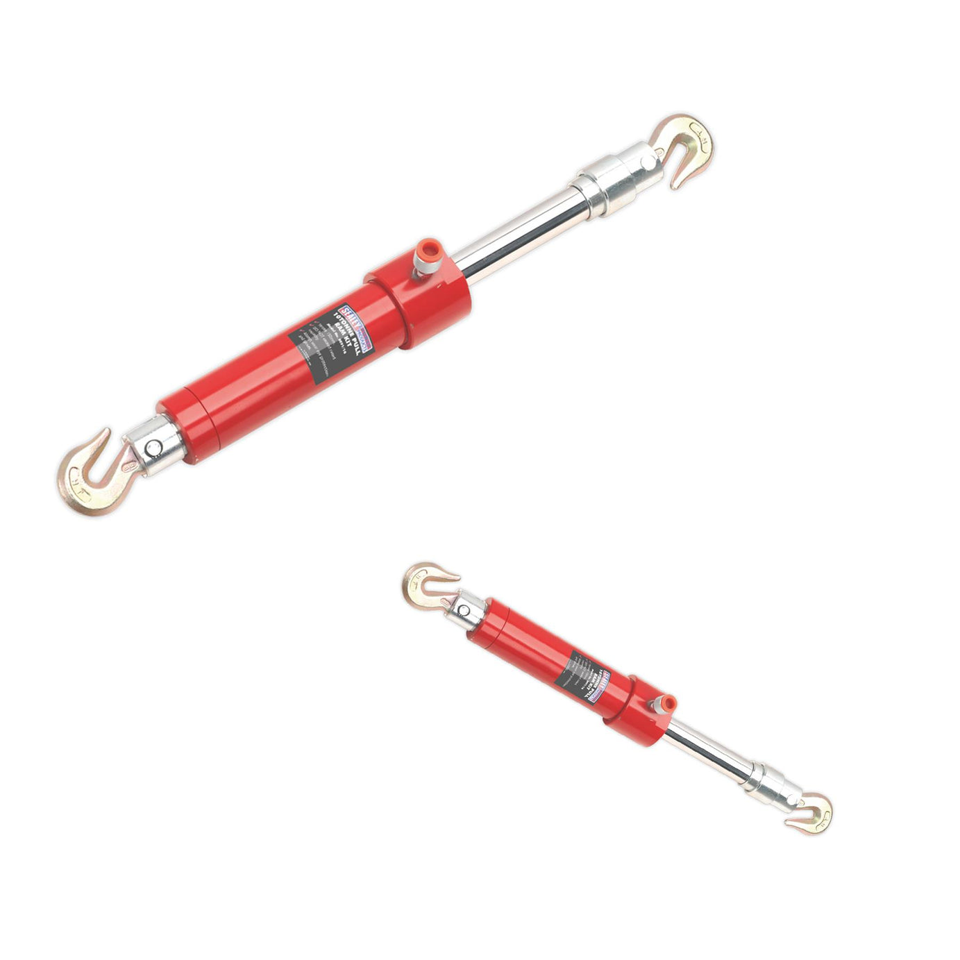 Sealey Pull Ram Kit 10tonne Supplied With Two Chain Hooks