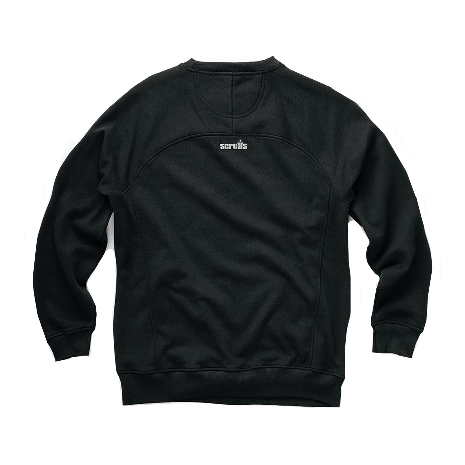 Scruffs Eco Worker Shirt Mens Work Sweatshirt Black M