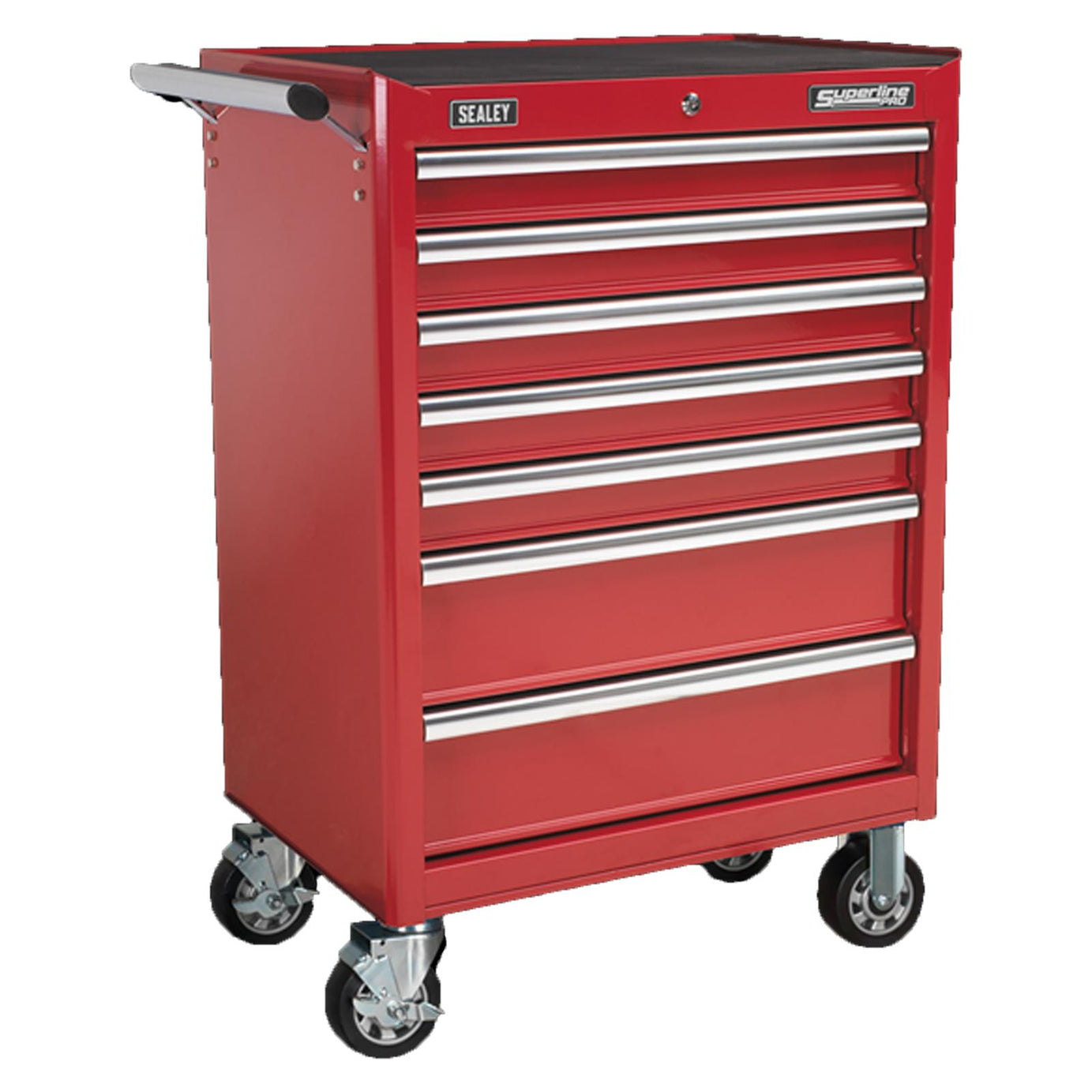 Sealey AP33479 Rollcab 7 Drawer with Ball Bearing Slides - Red