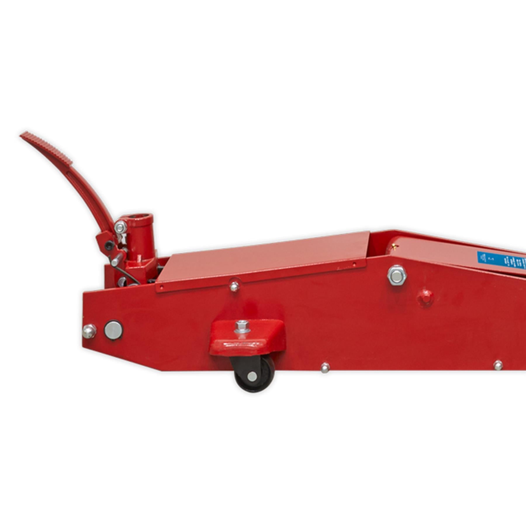 Sealey Trolley Jack 3tonne Long Reach High Lift Commercial
