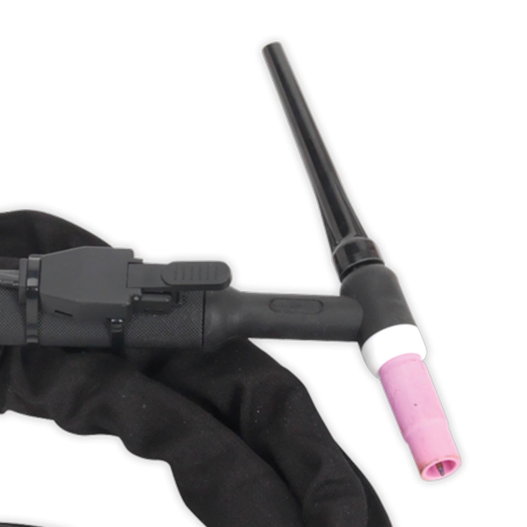 Inverter TIG Welding Torch 16mm² with Push-ButtonInverter TIG Welding Torch 16mm with Push Button And 2-Pin Connector Sealey