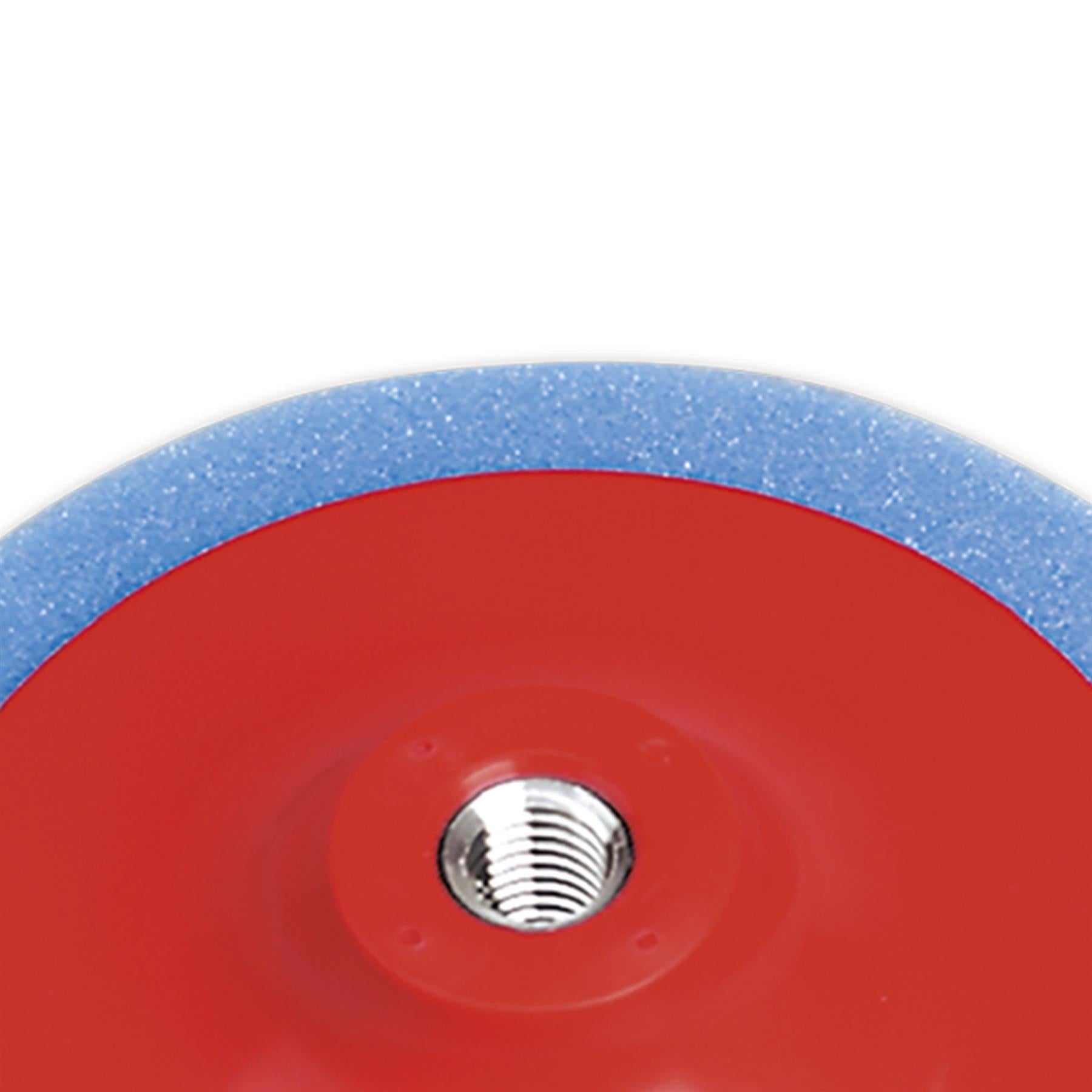 Sealey Buffing & Polishing Foam Head 150x50mm M14x2mm Blue/Med