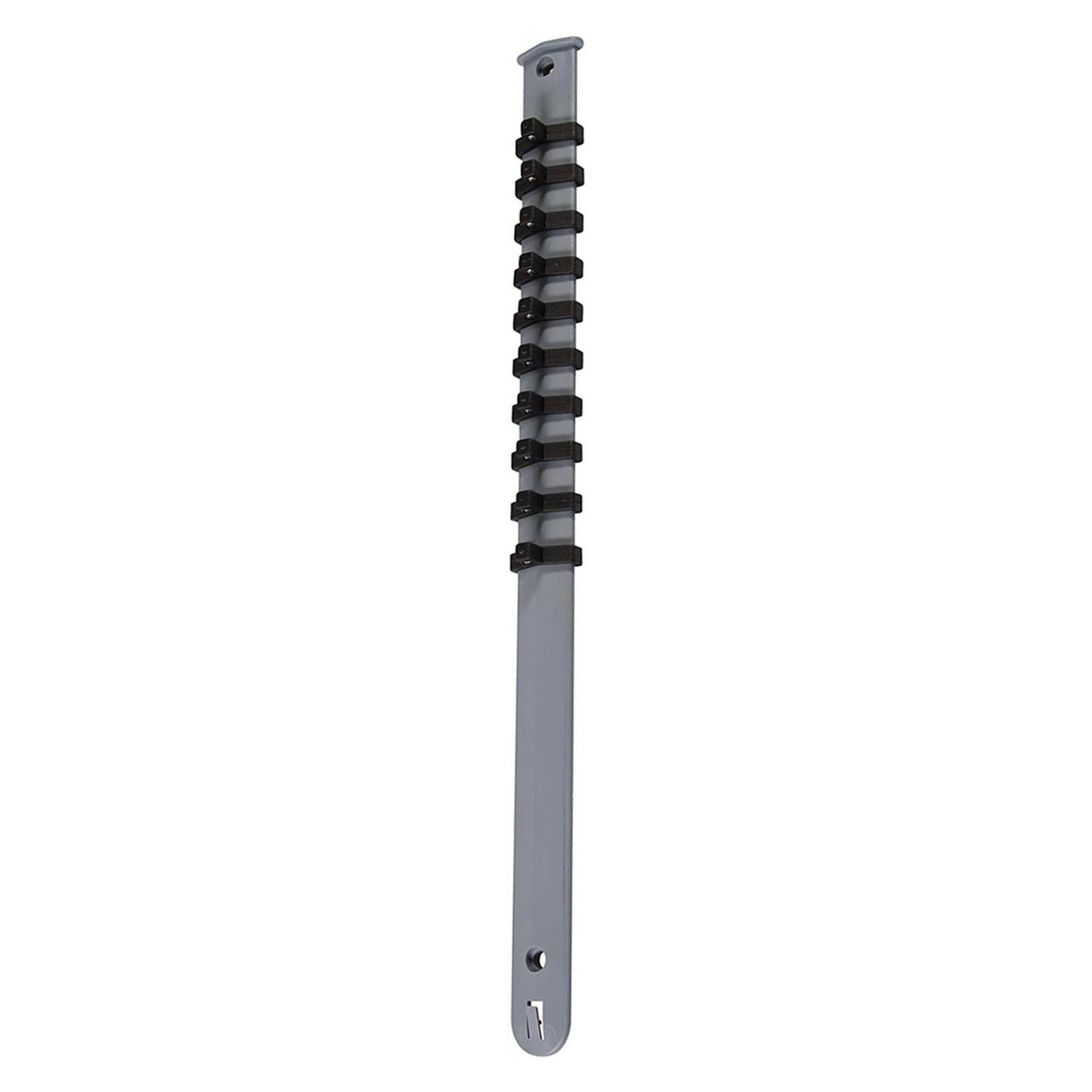 1/4" Drive Socket Holder Storage Organiser Rail Set- 18 Clips For Wall Mounting
