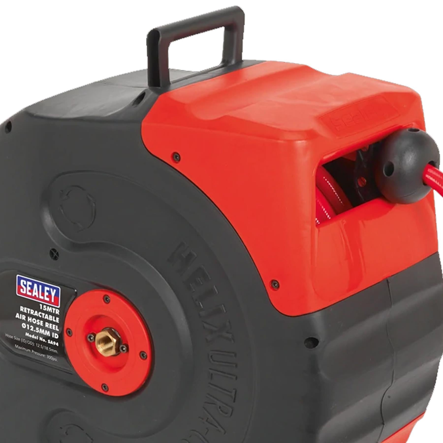 Sealey Retractable Air Hose Reel 15m 12.5mm ID