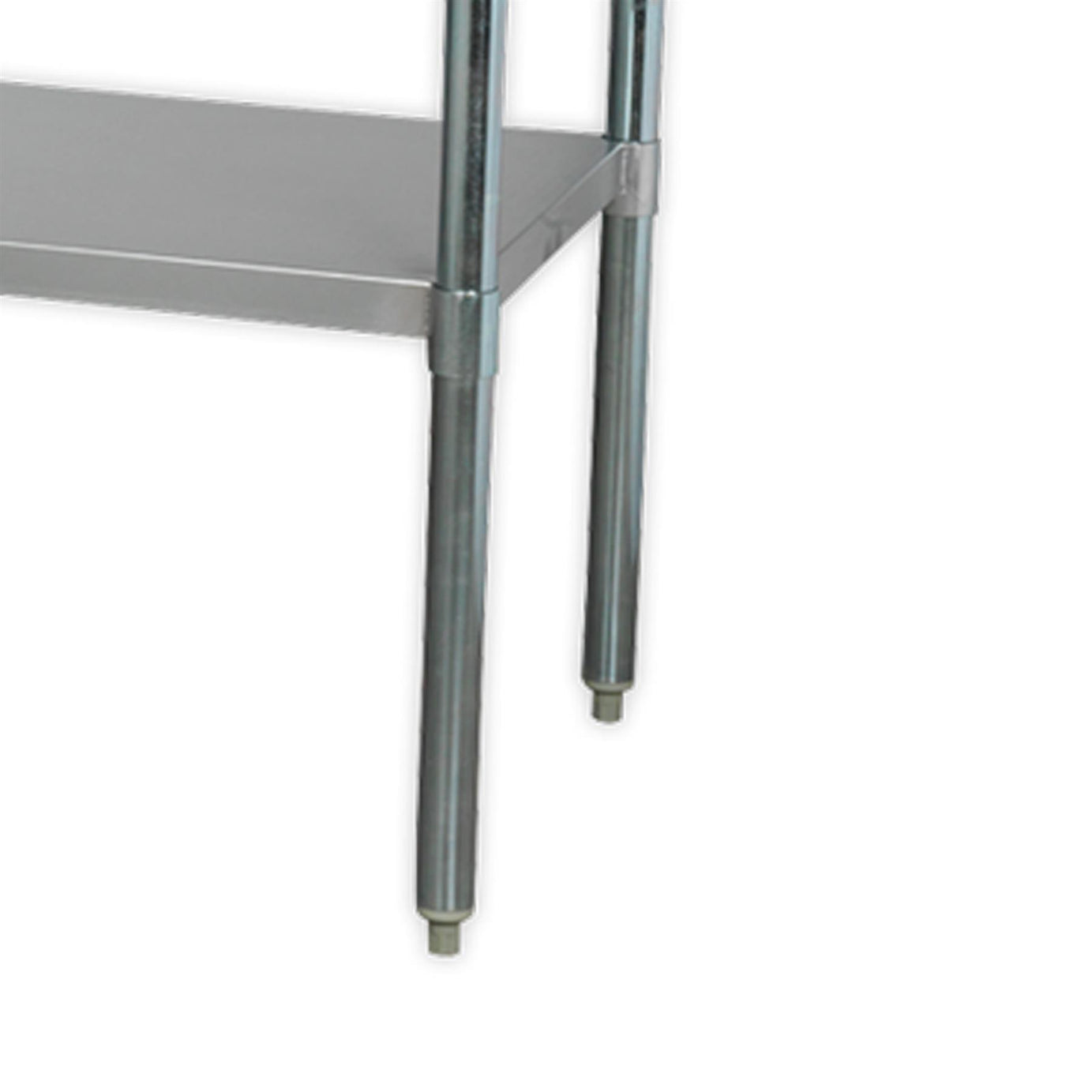 Sealey Stainless Steel Workbench 2.1m Storage Space Adjustable Feet
