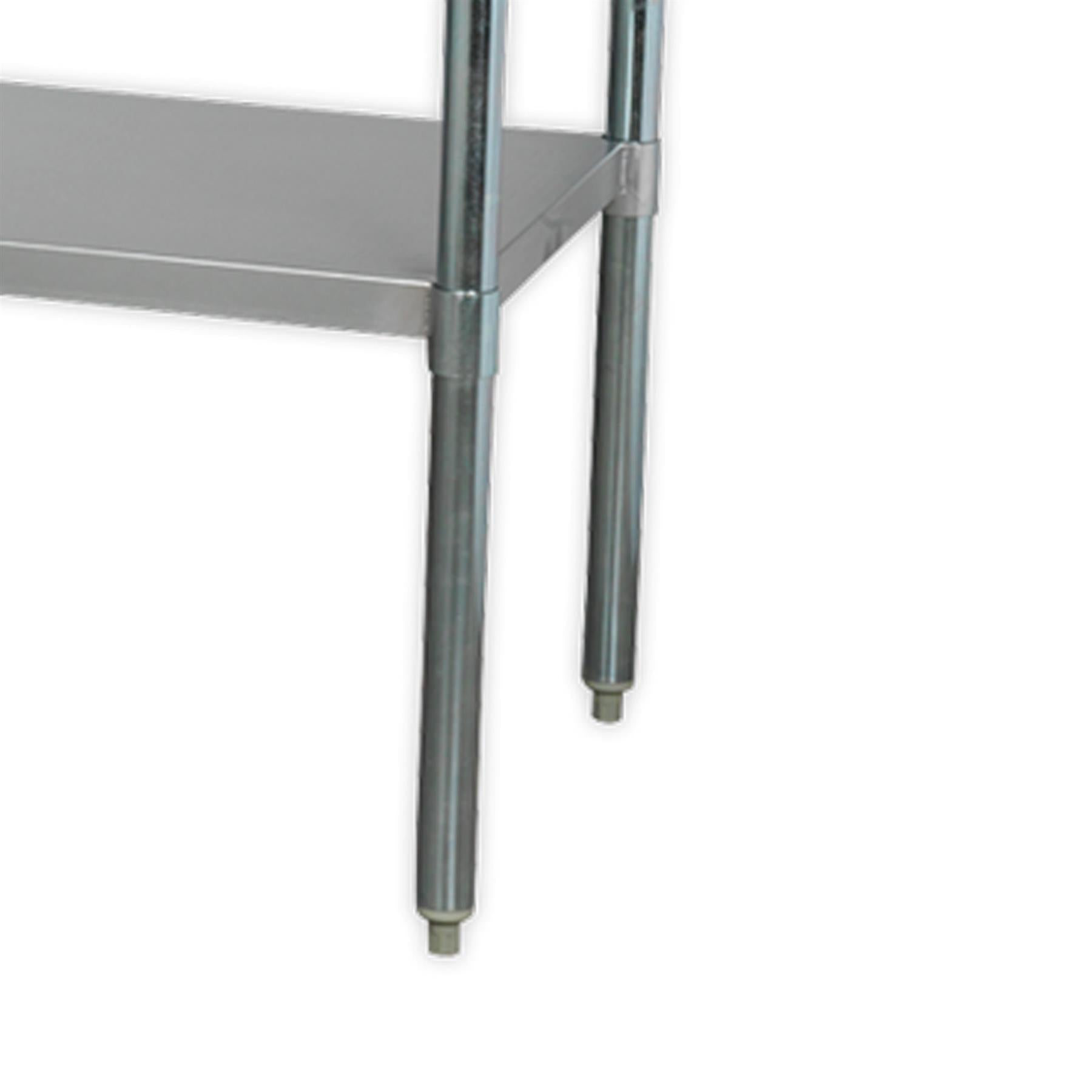 Sealey Stainless Steel Workbench 2.1m Storage Space Adjustable Feet
