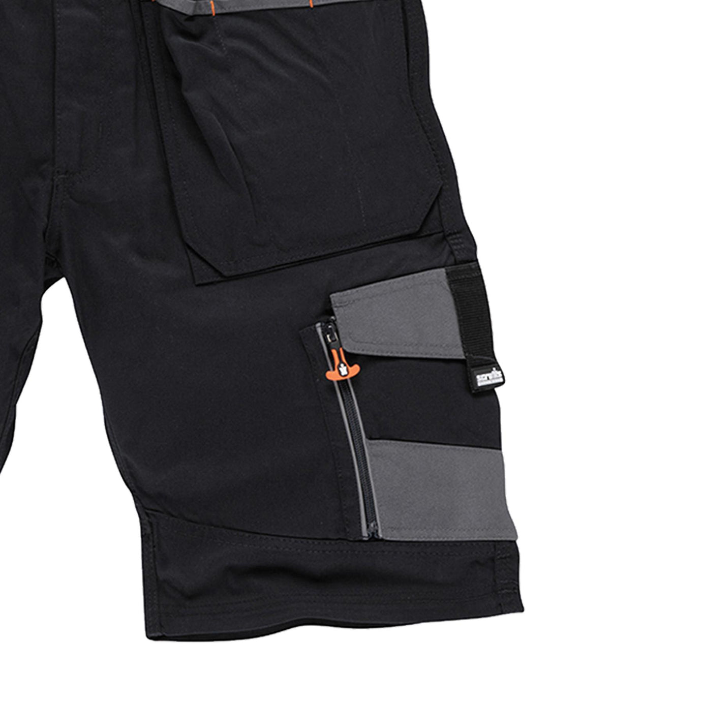 Trade Short Black Size 40" W Ykk Zipped Fly. 65% Polyester, 35% Cotton, 250gsm.
