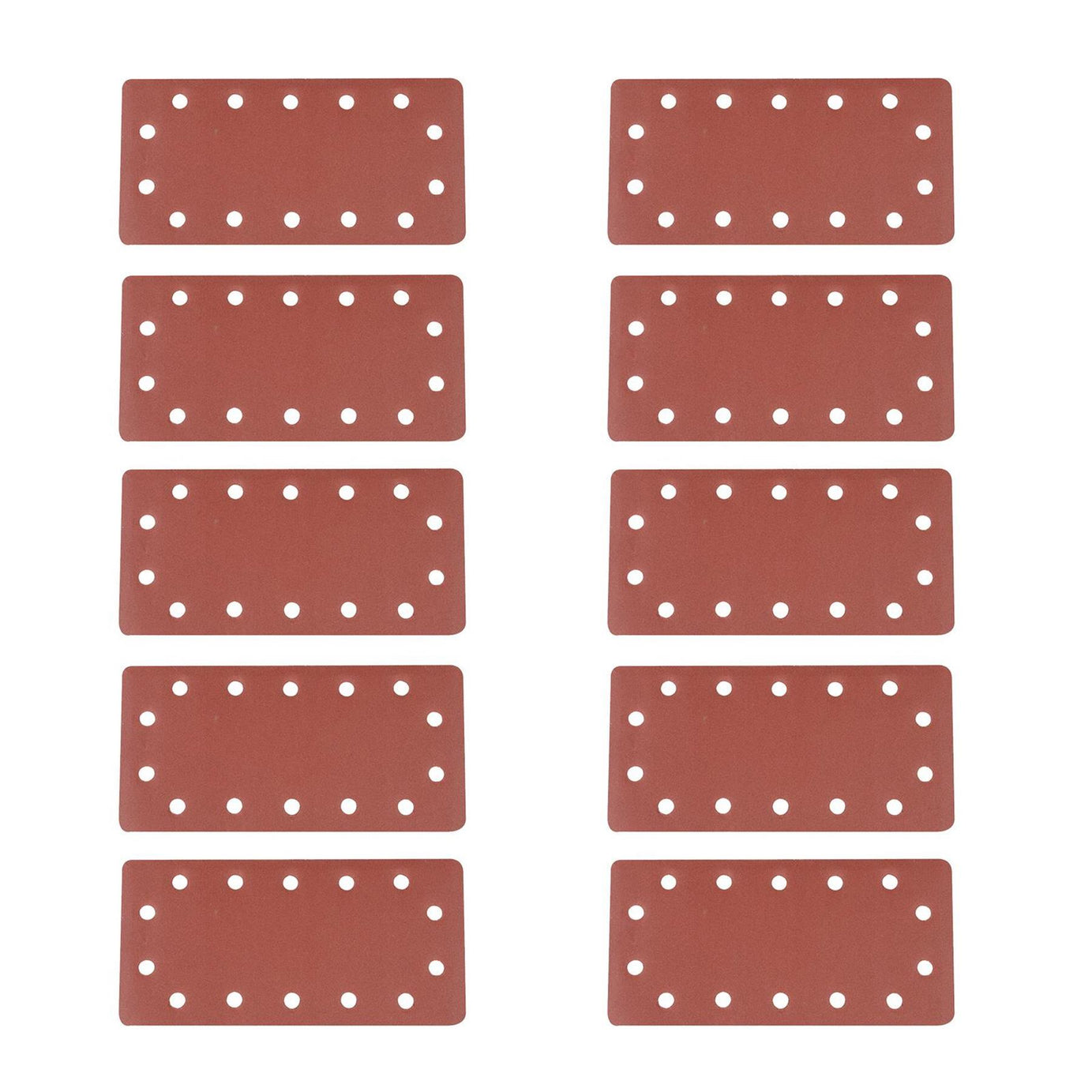 1/2 Punched Sanding Sheet 10Pk Grit 240 Hook & Loop Aluminium Oxide Construction