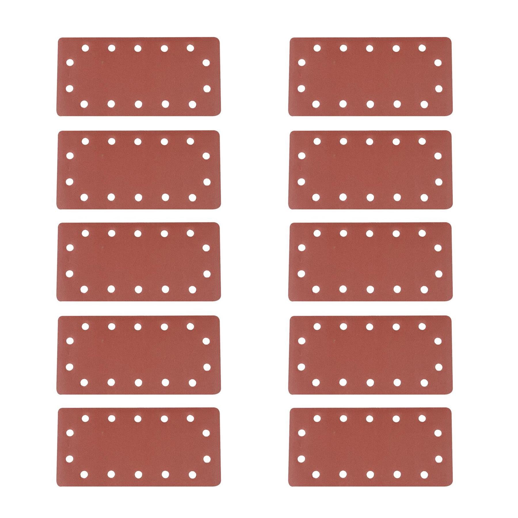 1/2 Punched Sanding Sheet 10Pk Grit 240 Hook & Loop Aluminium Oxide Construction