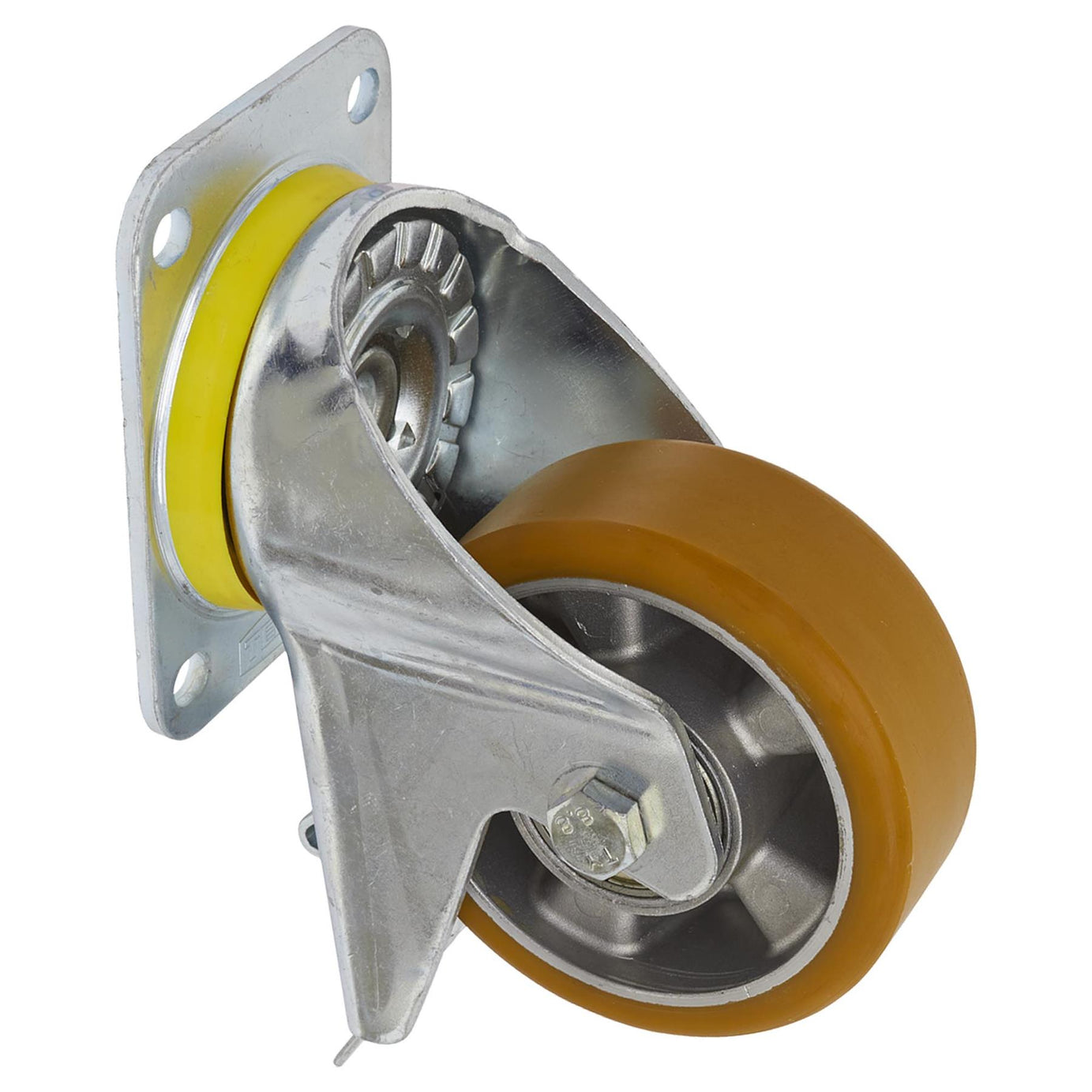 Sealey Castor Wheel Swivel Plate with Total Lock 125mm