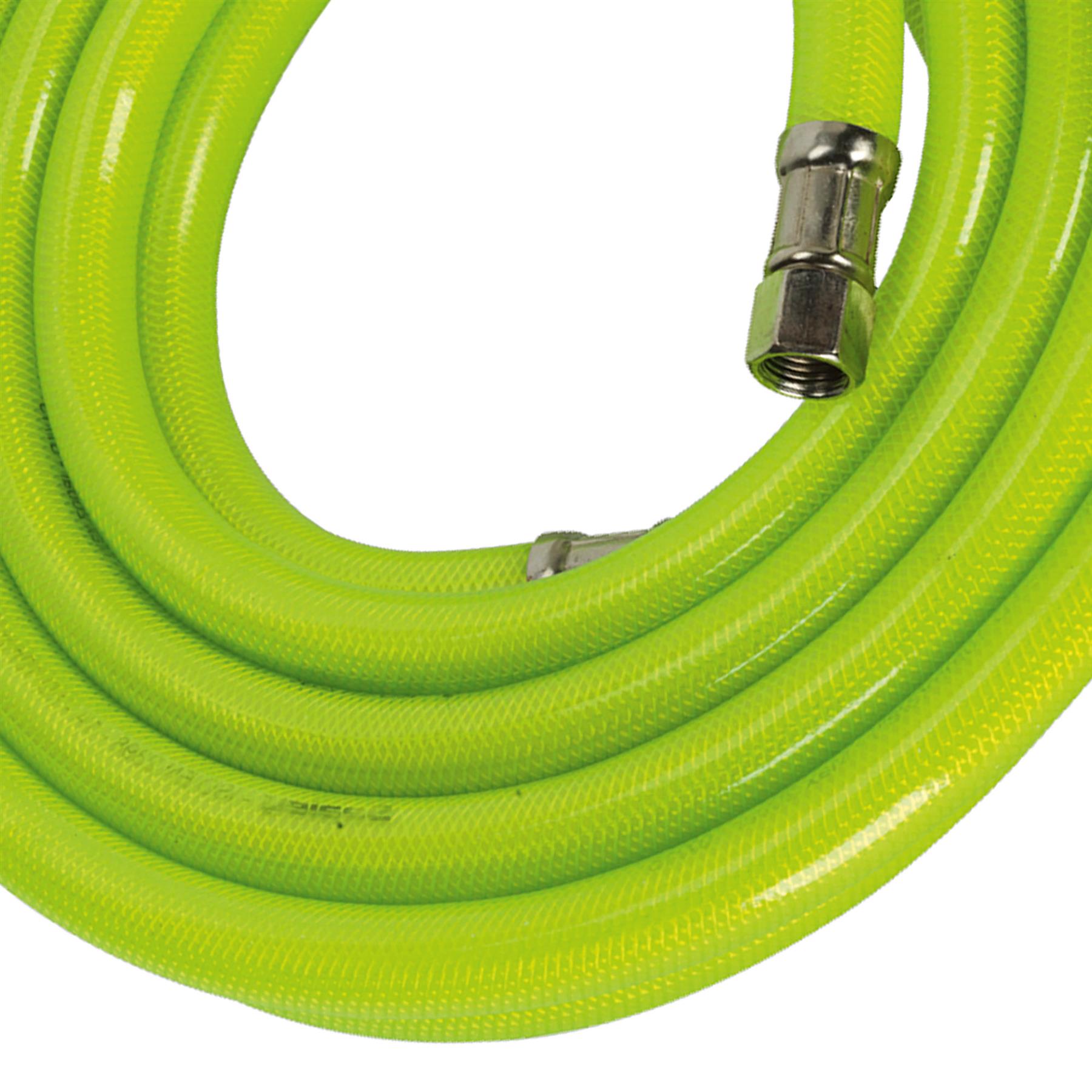 Sealey Air Hose High-Visibility 5m x 10mm with 1/4"BSP Unions