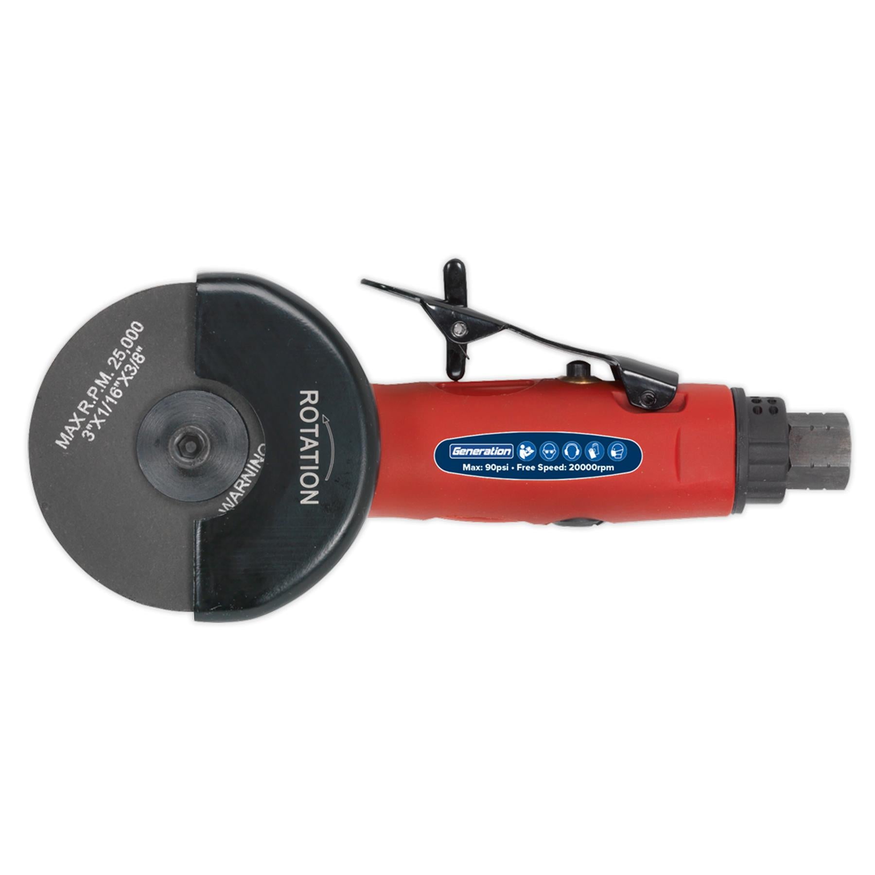 Sealey Air Cut-Off Tool �75mm Straight