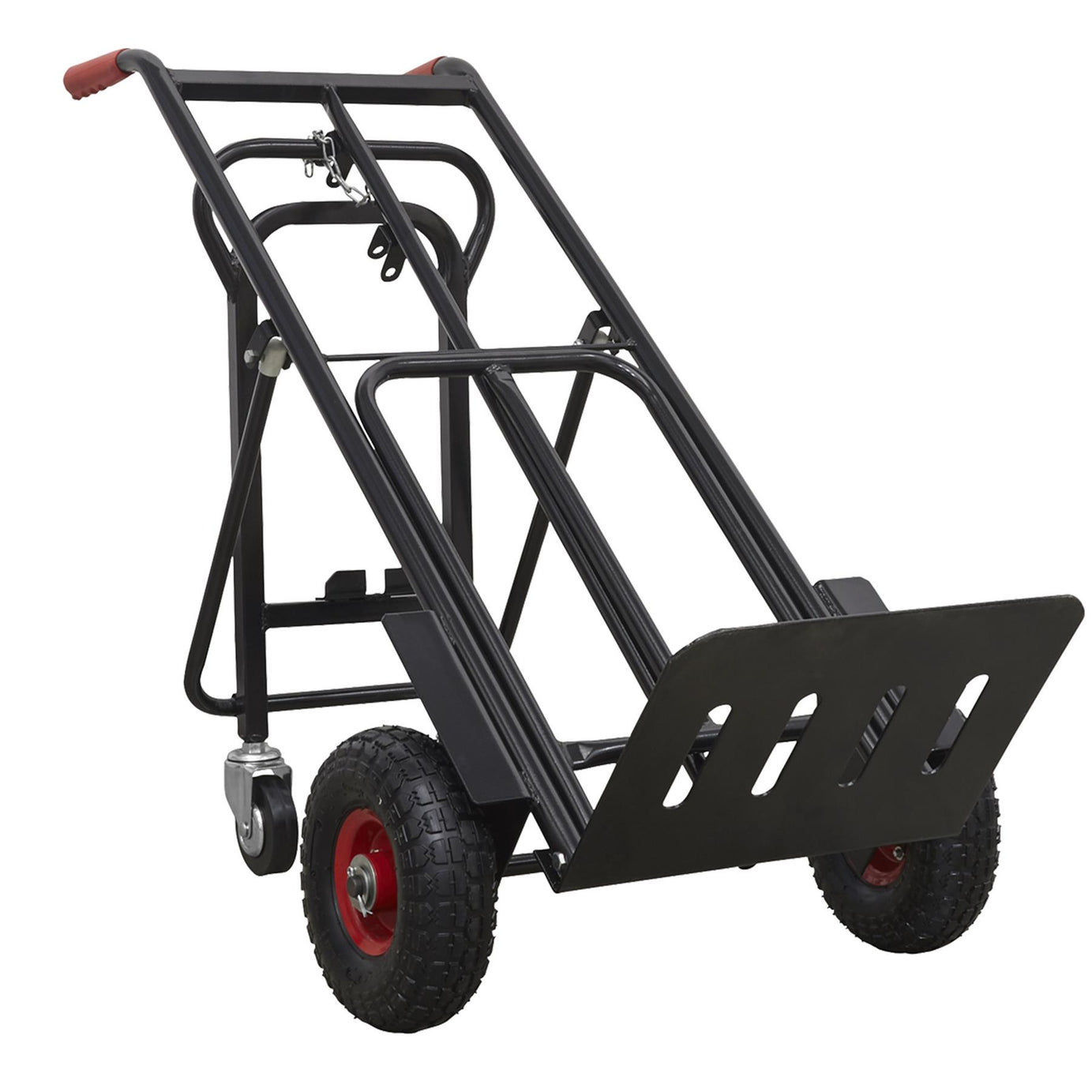 Sealey Heavy-Duty 3-in-1 Sack Truck with PU Tyres 300kg Capacity