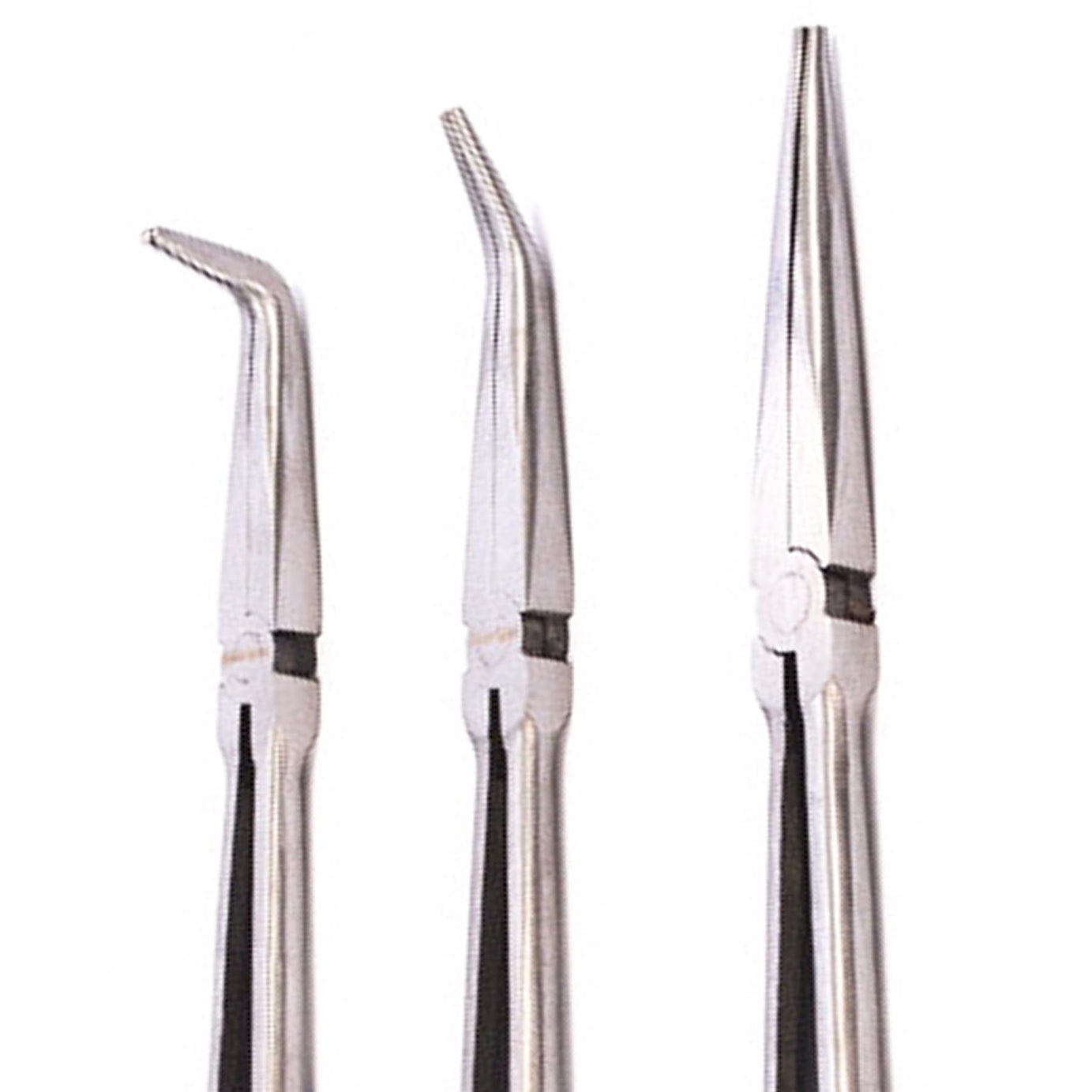 BlueSpot 3Pce Long Reach Plier Set Polished Head Soft-Grip Handles