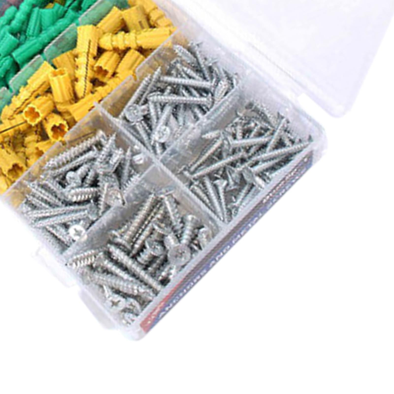 BlueSpot 285Pce Wall Plugs Assorted with Screws Rawlplugs and Fixings Set