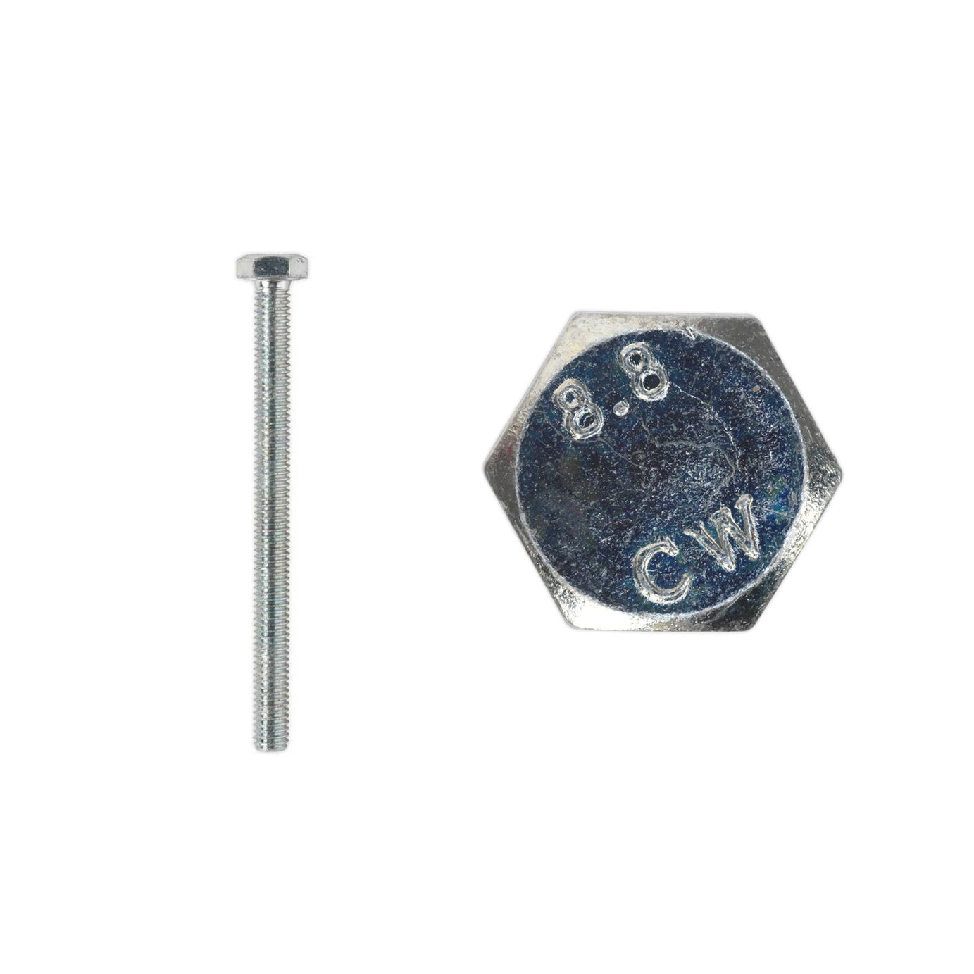 Sealey HT Setscrew M6 x 75mm 8.8 Zinc Pack of 50