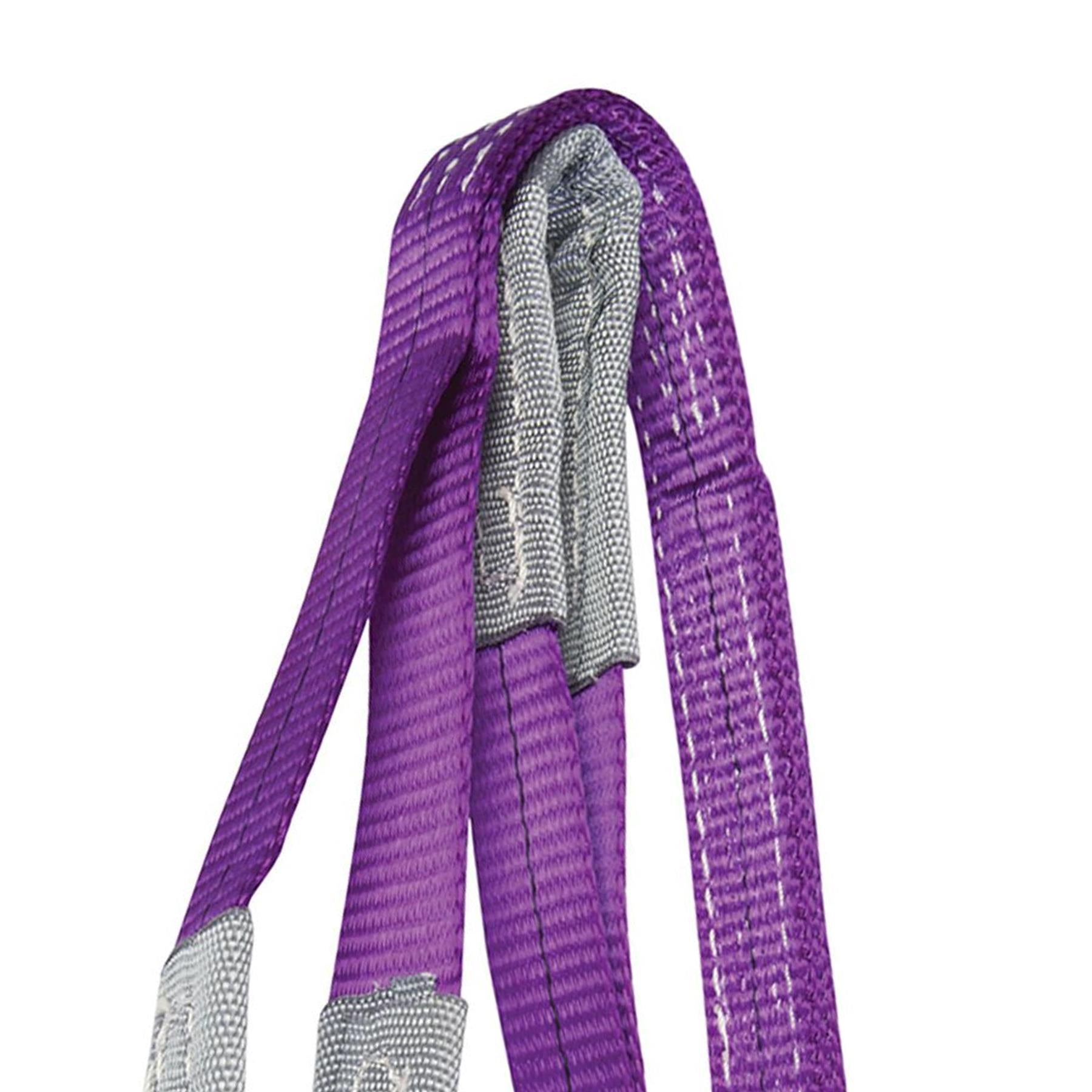 1 Tonne Webbing Lifting Sling Certified Duplex Cargo Strap Hoist Strop 1m