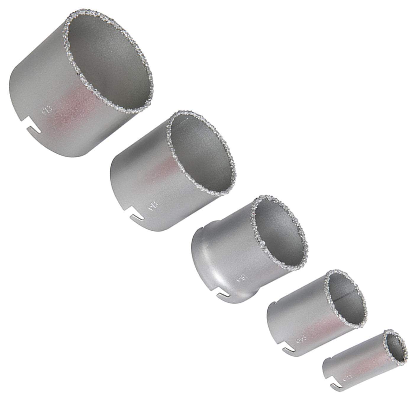8Pc Tungsten Carbide Grit Hole Saw Set 33 - 83mm Universal Arbor Quality