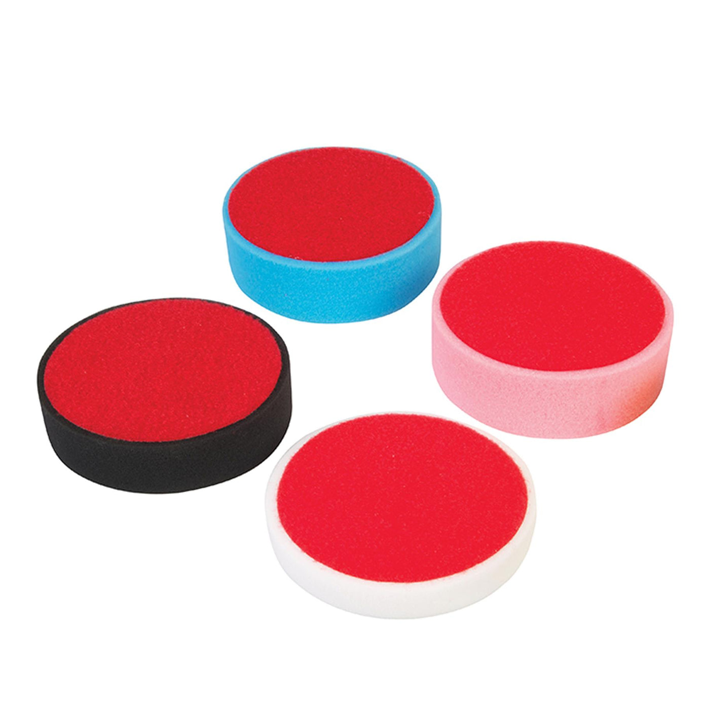 Hook & Loop Foam Polishing Head Kit 6Pcs 150 X 50mm Polishing Heads New