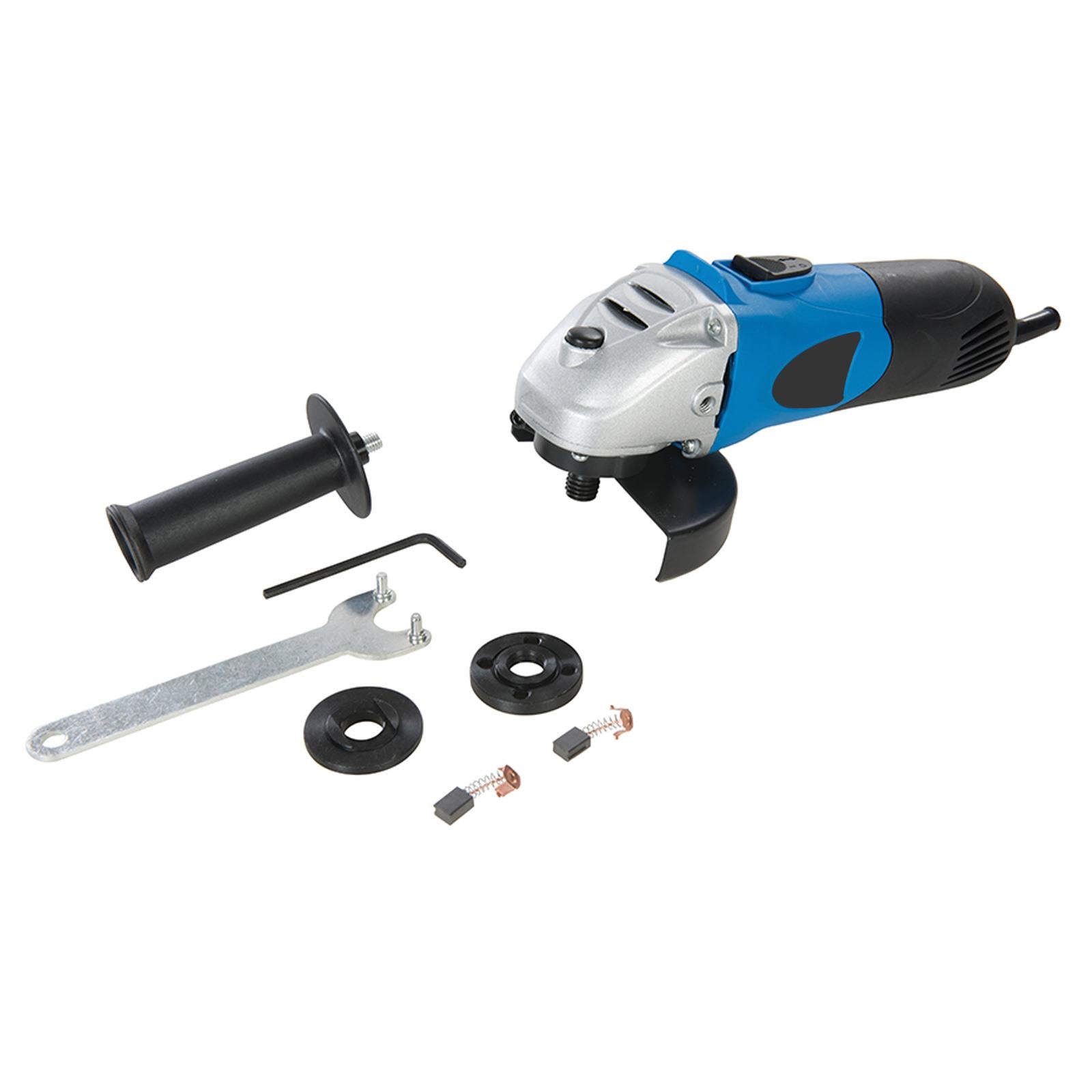 DIY 650W Angle Grinder 115mm Compact Mini Grinder With 2-position Side Handle