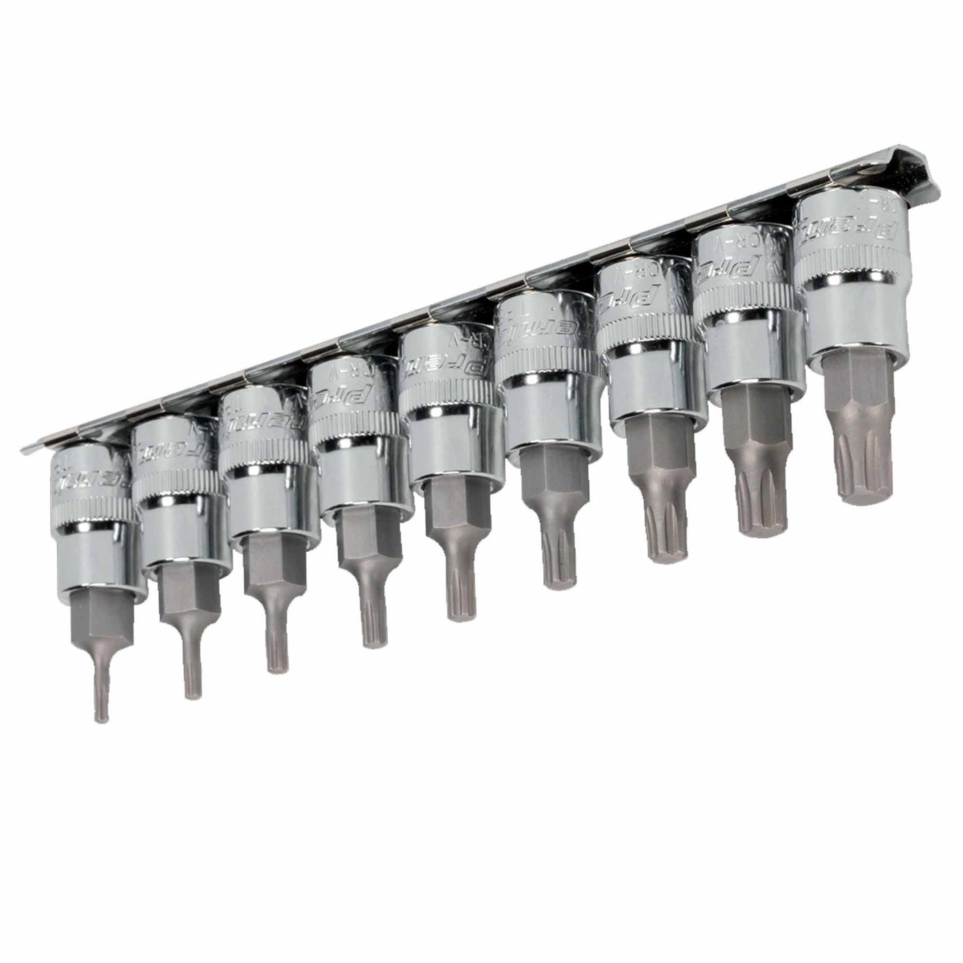 TRX-P* Socket Bit Set 9pc 3/8"Sq Drive 50mm. AK6222. Sealey