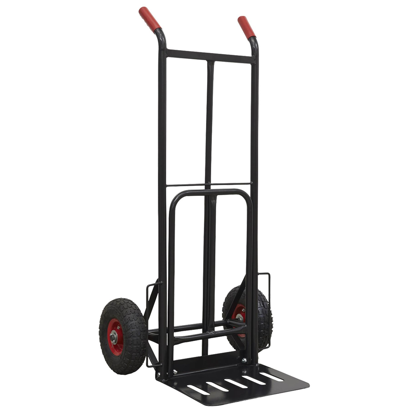 Sealey Heavy-Duty Sack Truck with PU Tyres 300kg Capacity