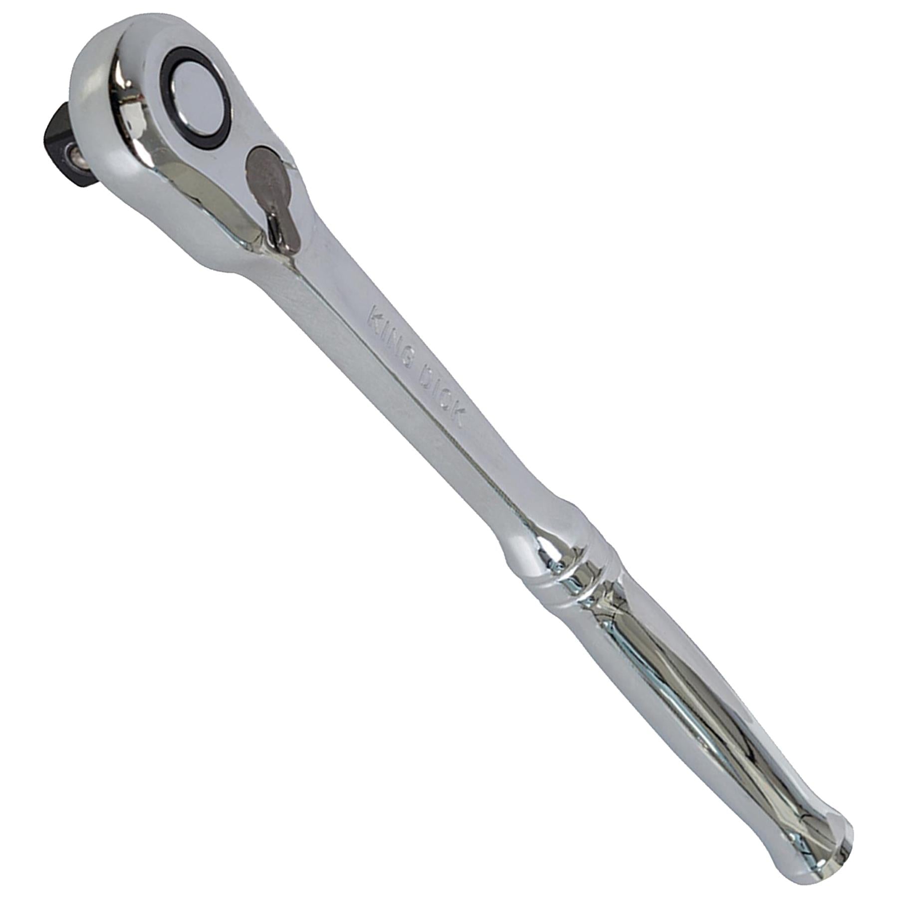 King Dick Full Chrome Reversible Ratchet SD 60 Teeth 1/2" Spanner