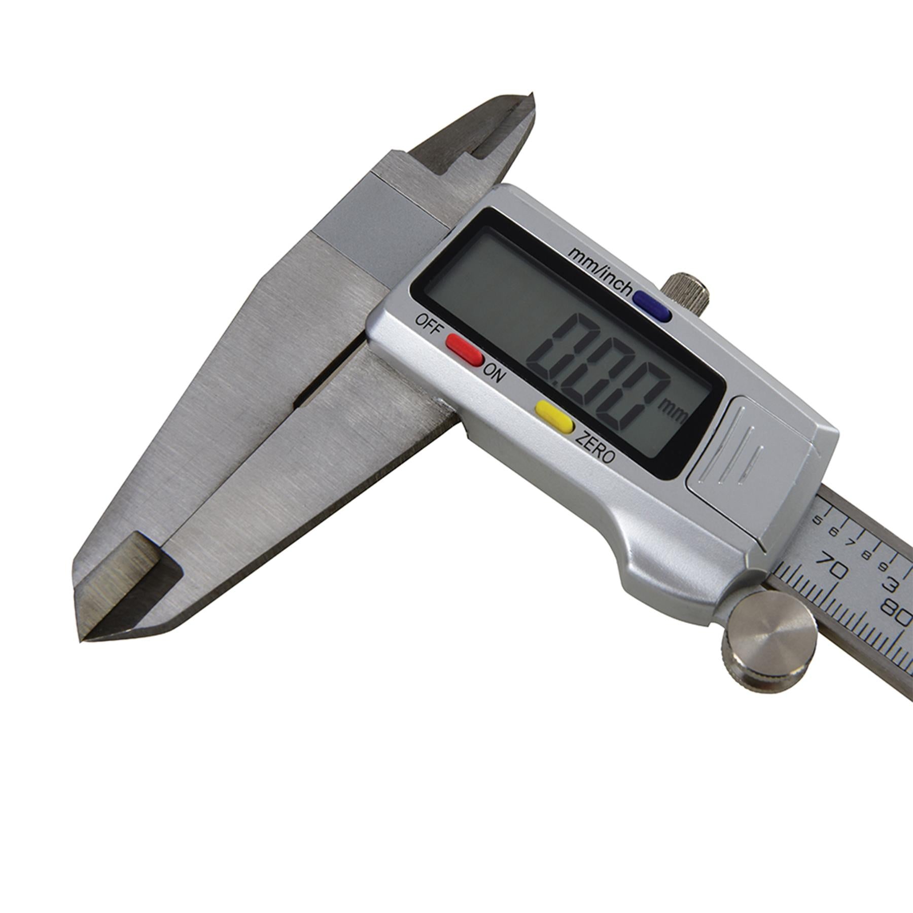 Digital Vernier Caliper Micrometer Expert Electronic LCD Display Tool 6in 300mm